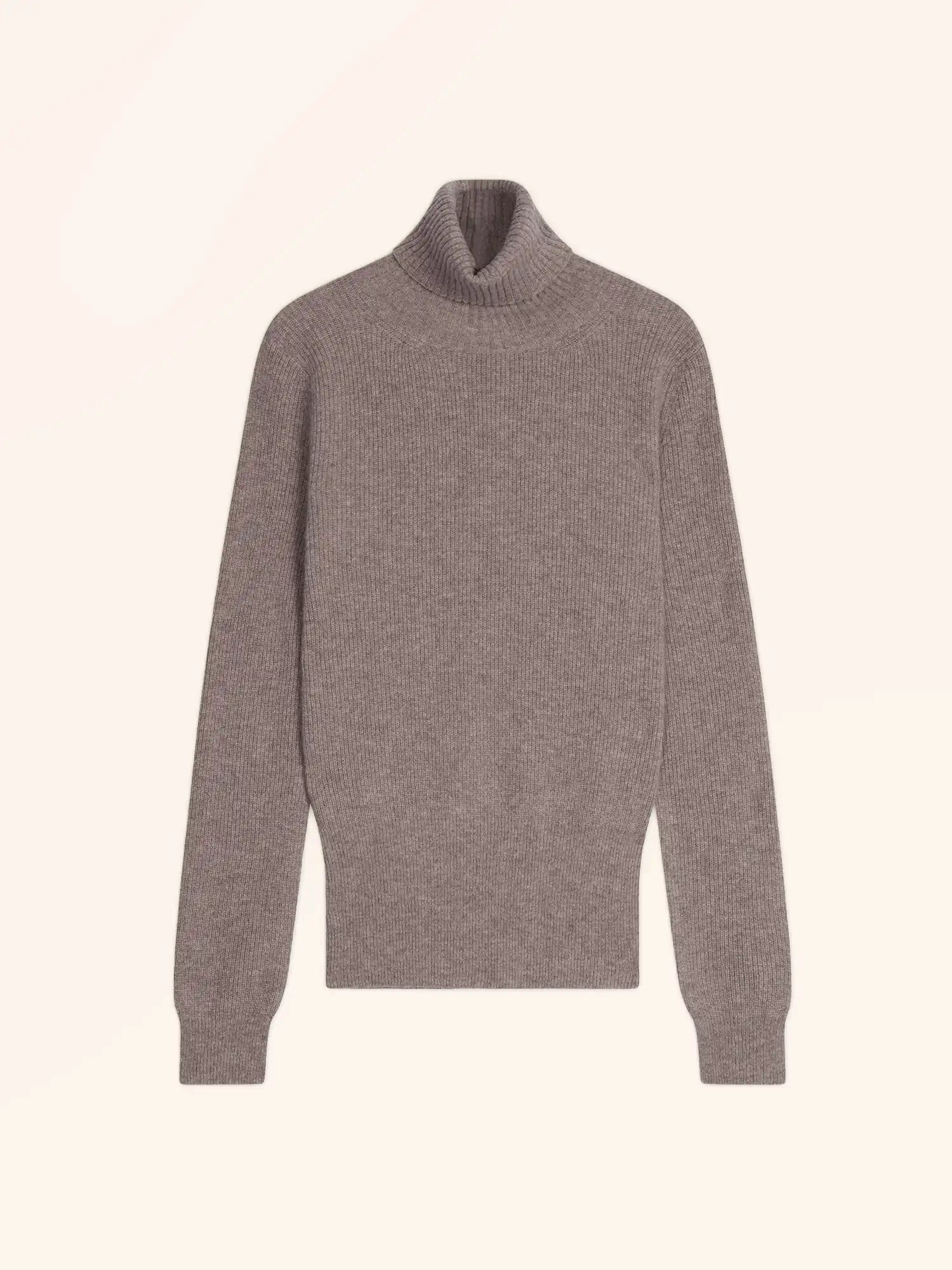 BILL pullover rollkragen caribou meliert