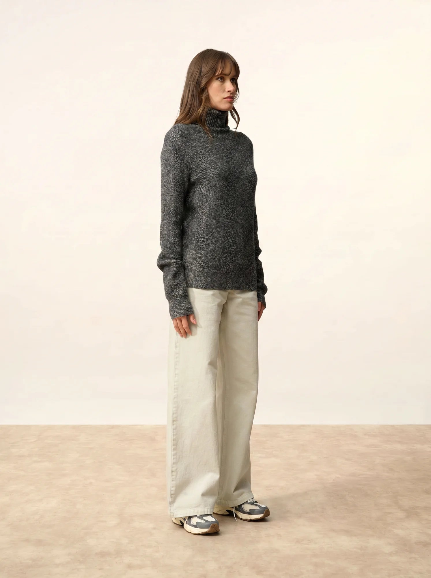 BILL pullover rollkragen schwarz und weiß