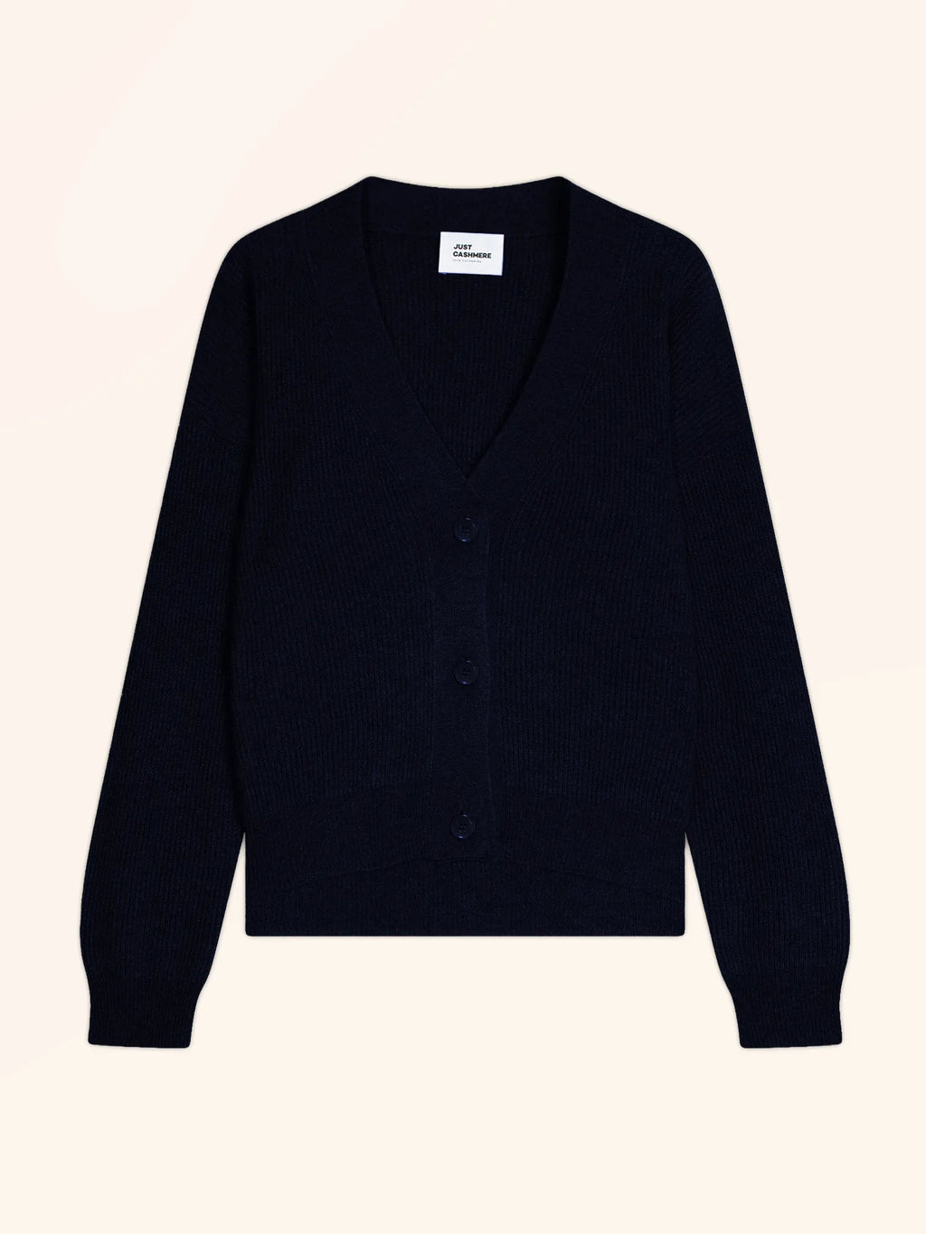 ADELE strickjacke v-ausschnitt caviar