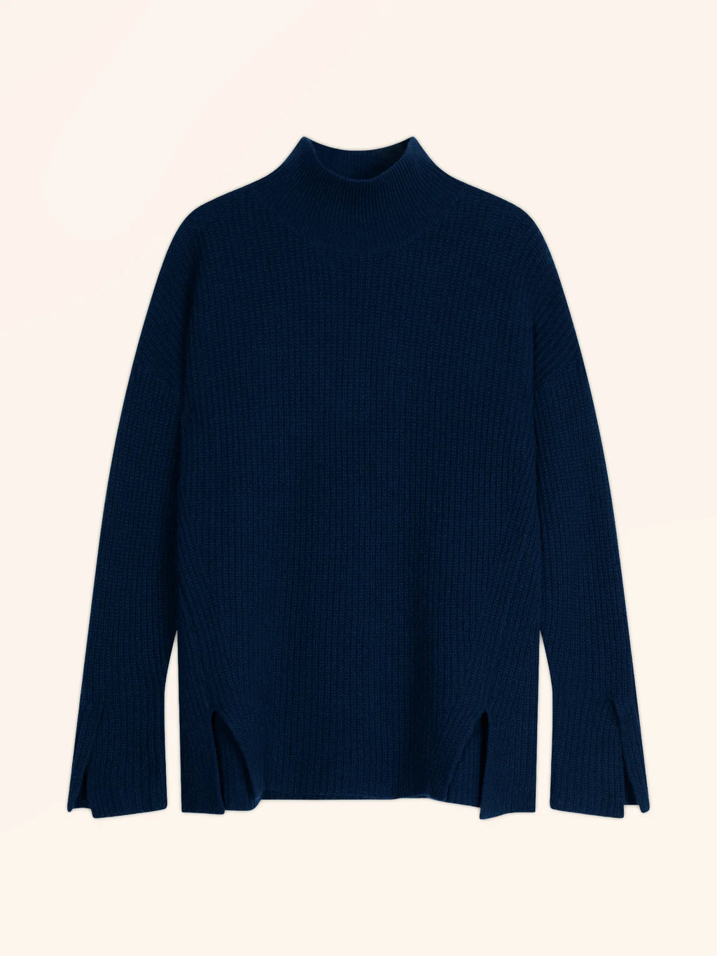 LOUISE pullover stehkragen 4-fädig minuit
