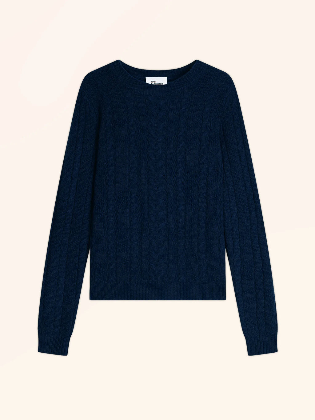 OLIVIA pullover rundhalsausschnitt 8-fädig minuit