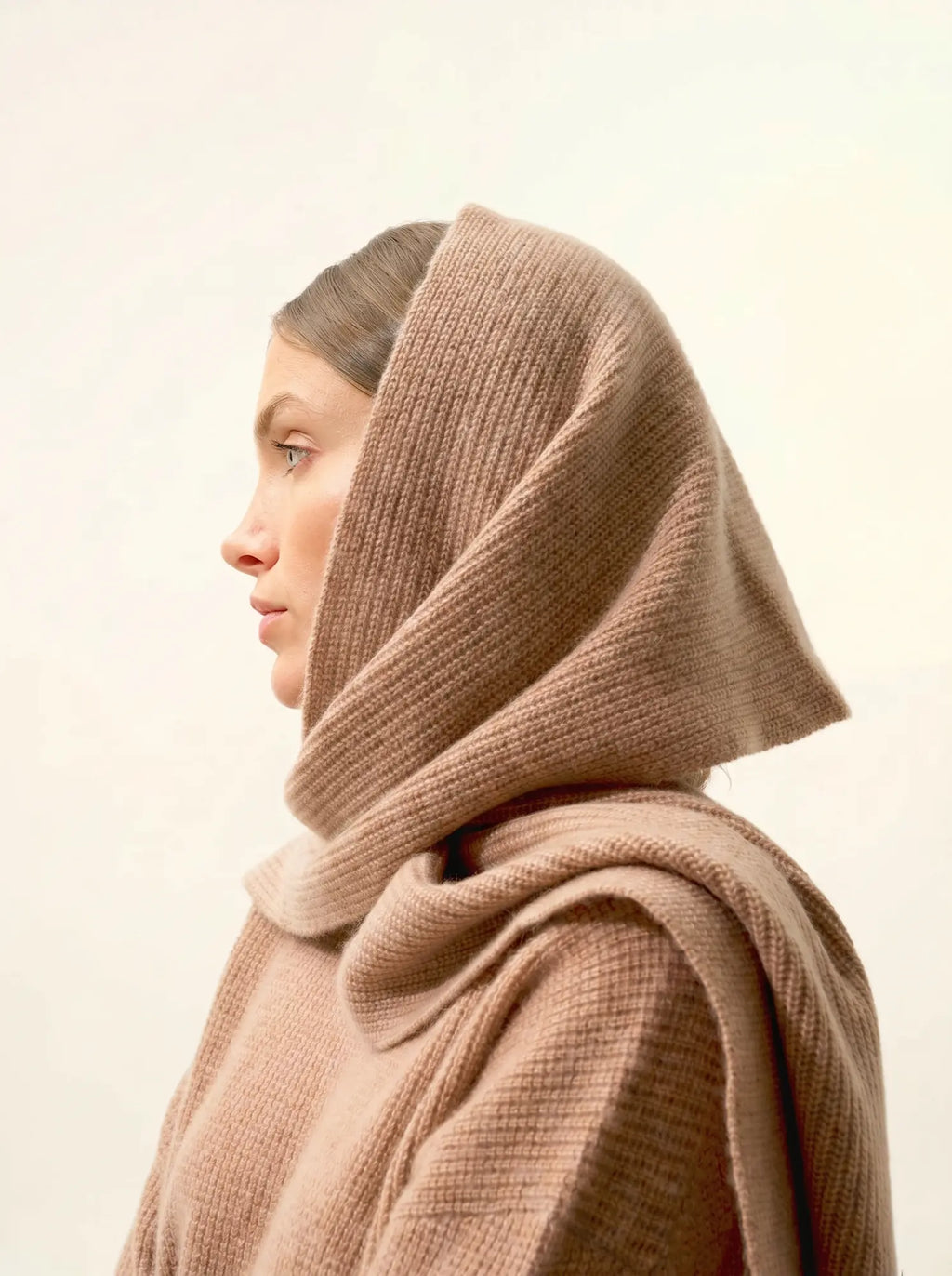 LEA schal 4-fädig camel meliert