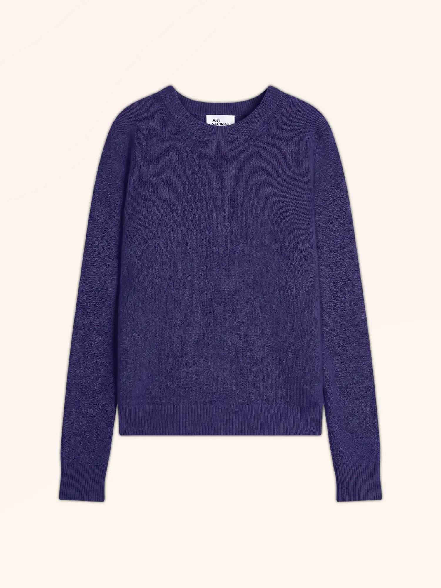 LEXINI pullover rundhalsausschnitt 4-fädig violett