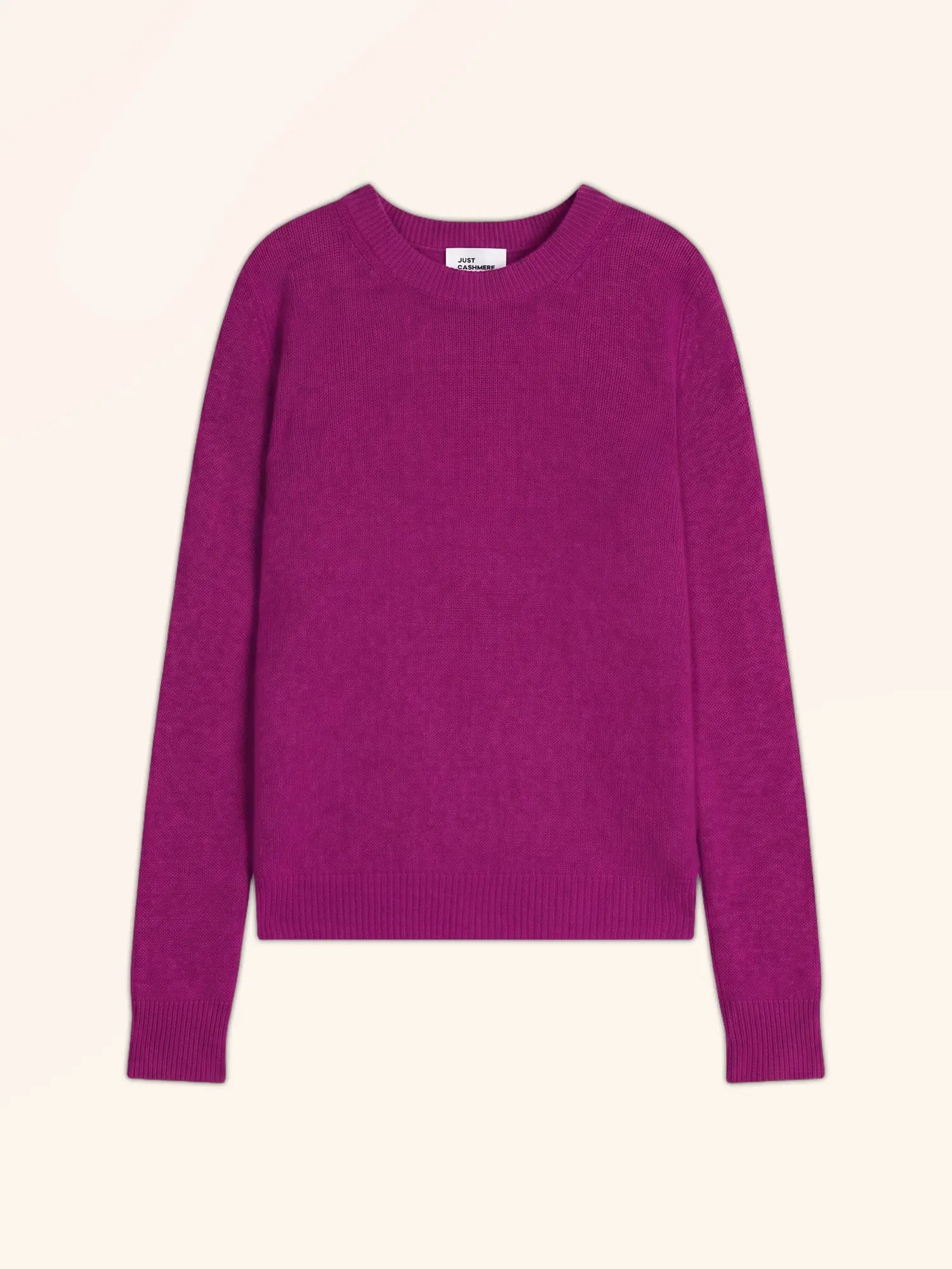 LEXINI pullover rundhalsausschnitt 4-fädig violine