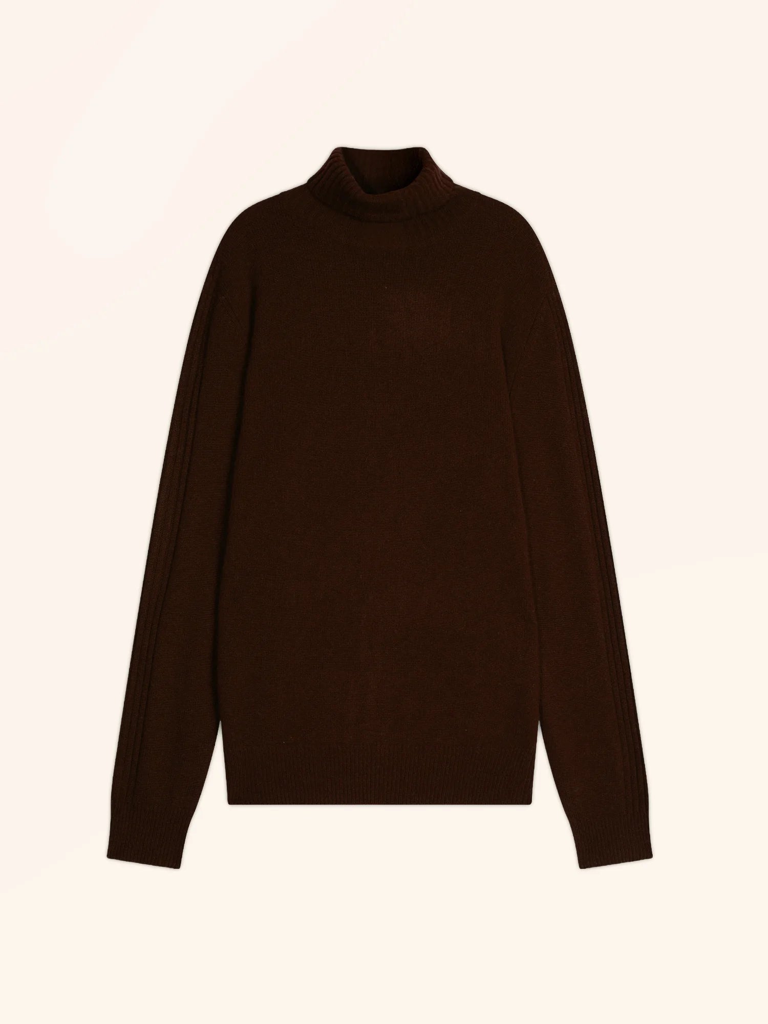 NOI pullover rollkragen 4-fädig kaffee