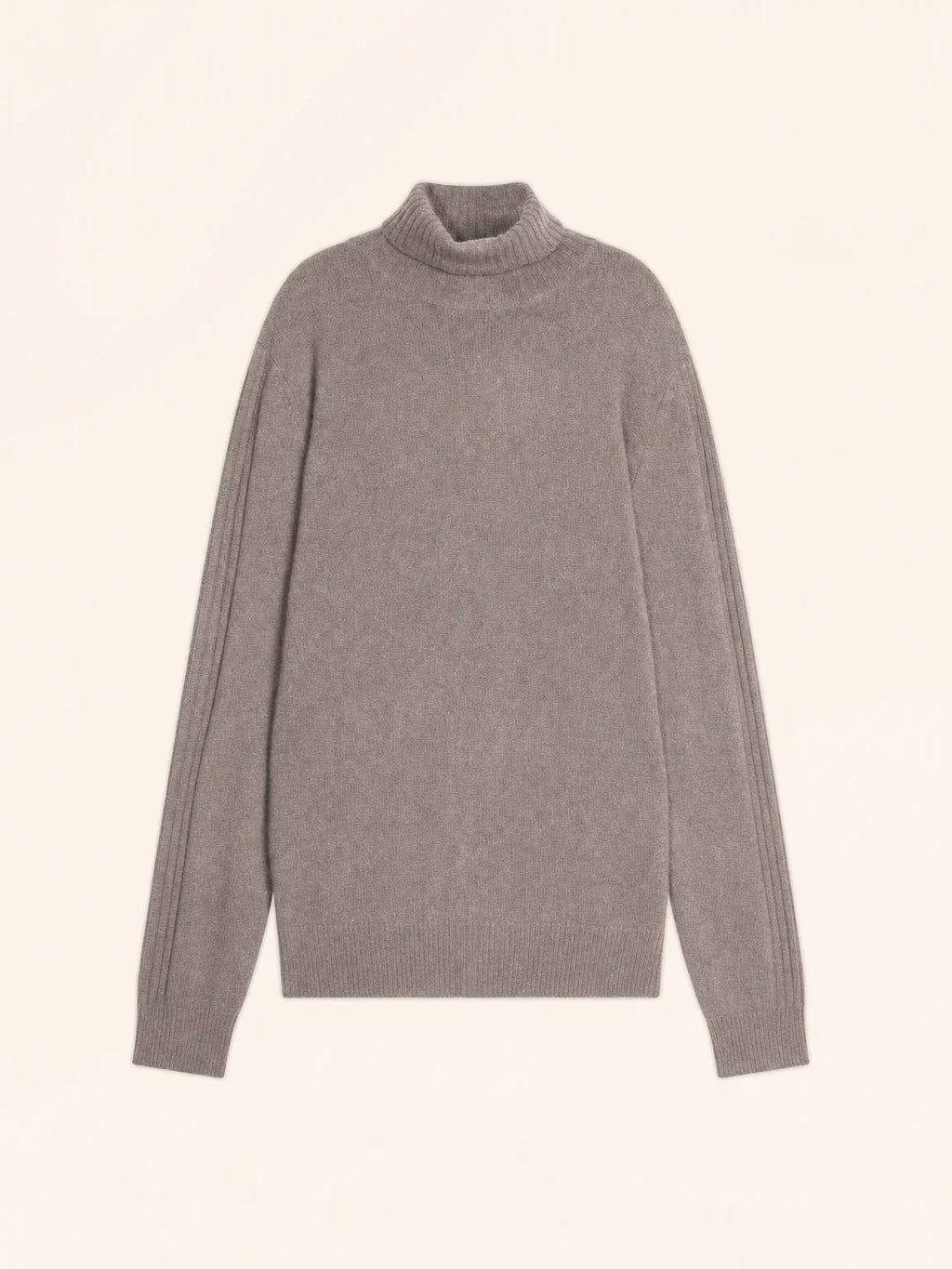 NOI pullover rollkragen 4-fädig caribou meliert