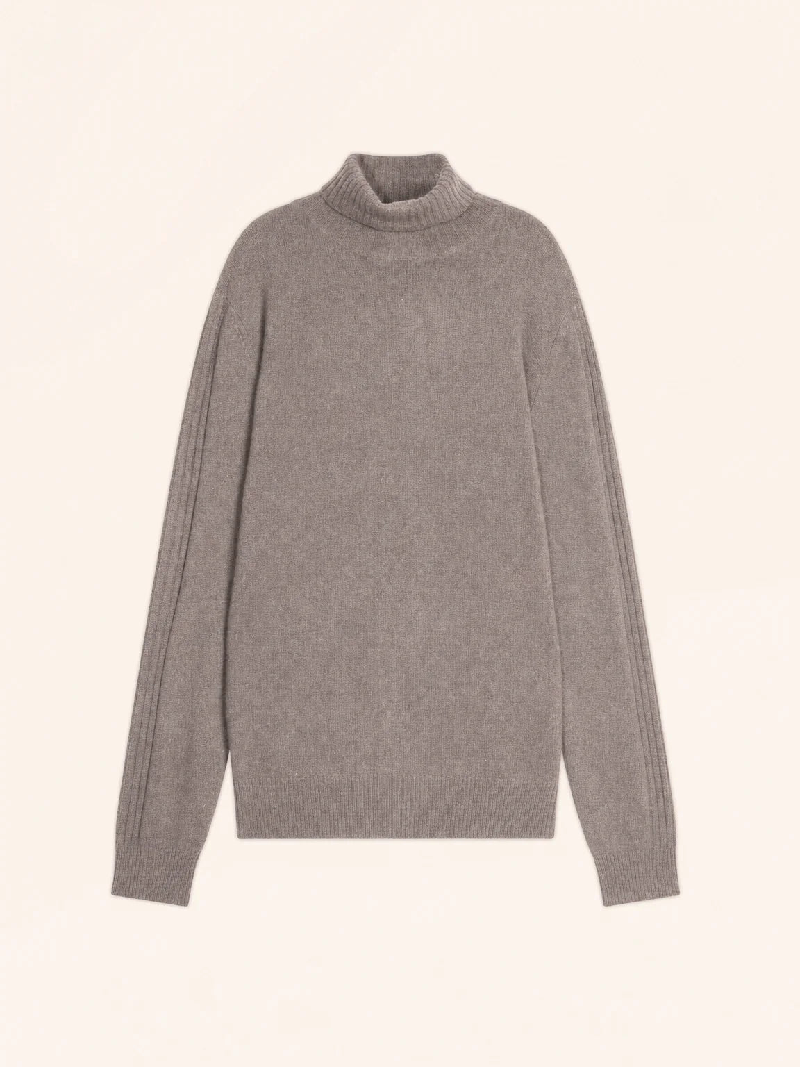 NOI pullover rollkragen 4-fädig caribou meliert