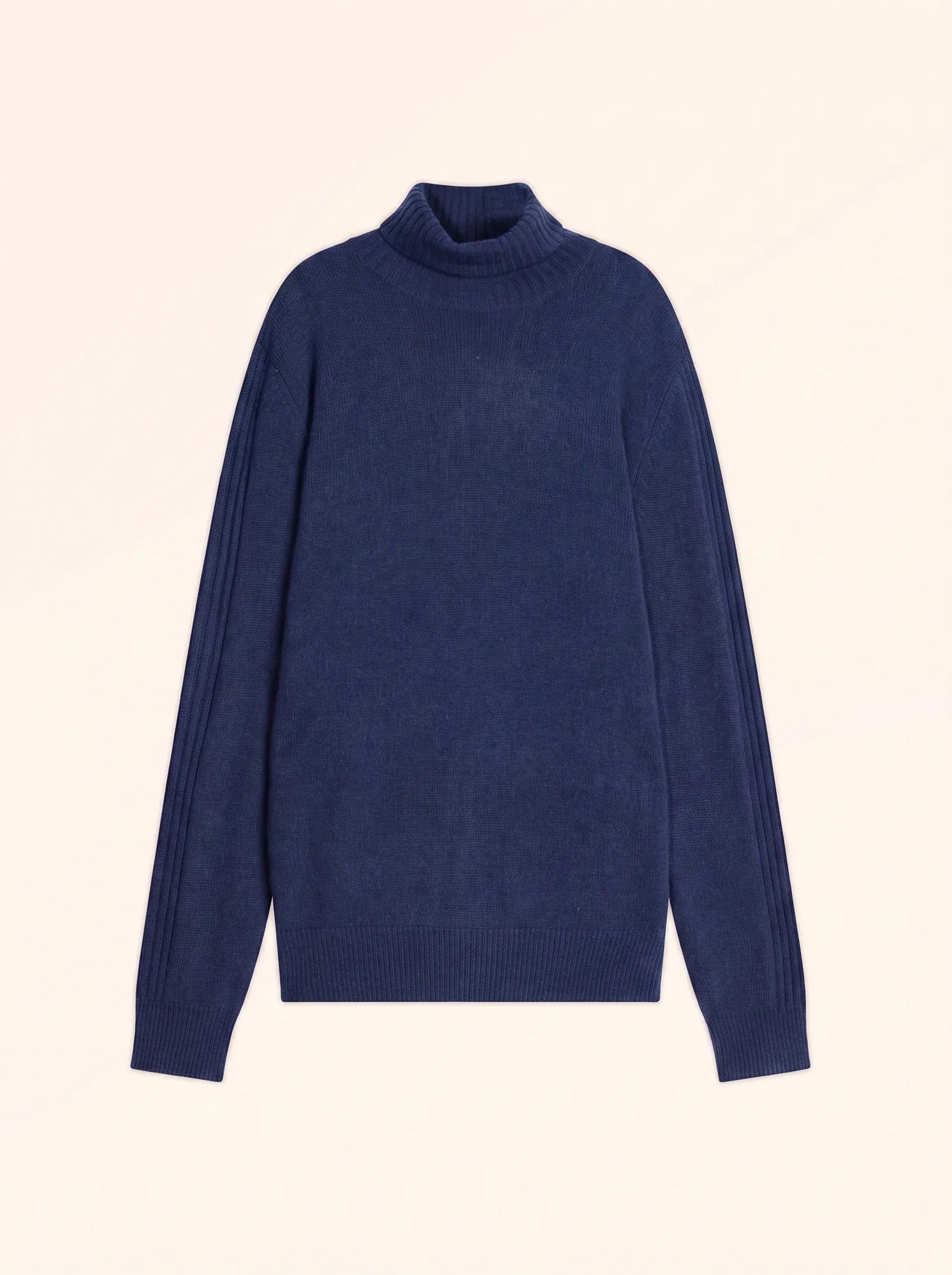 NOI pullover rollkragen 4-fädig violett grau meliert
