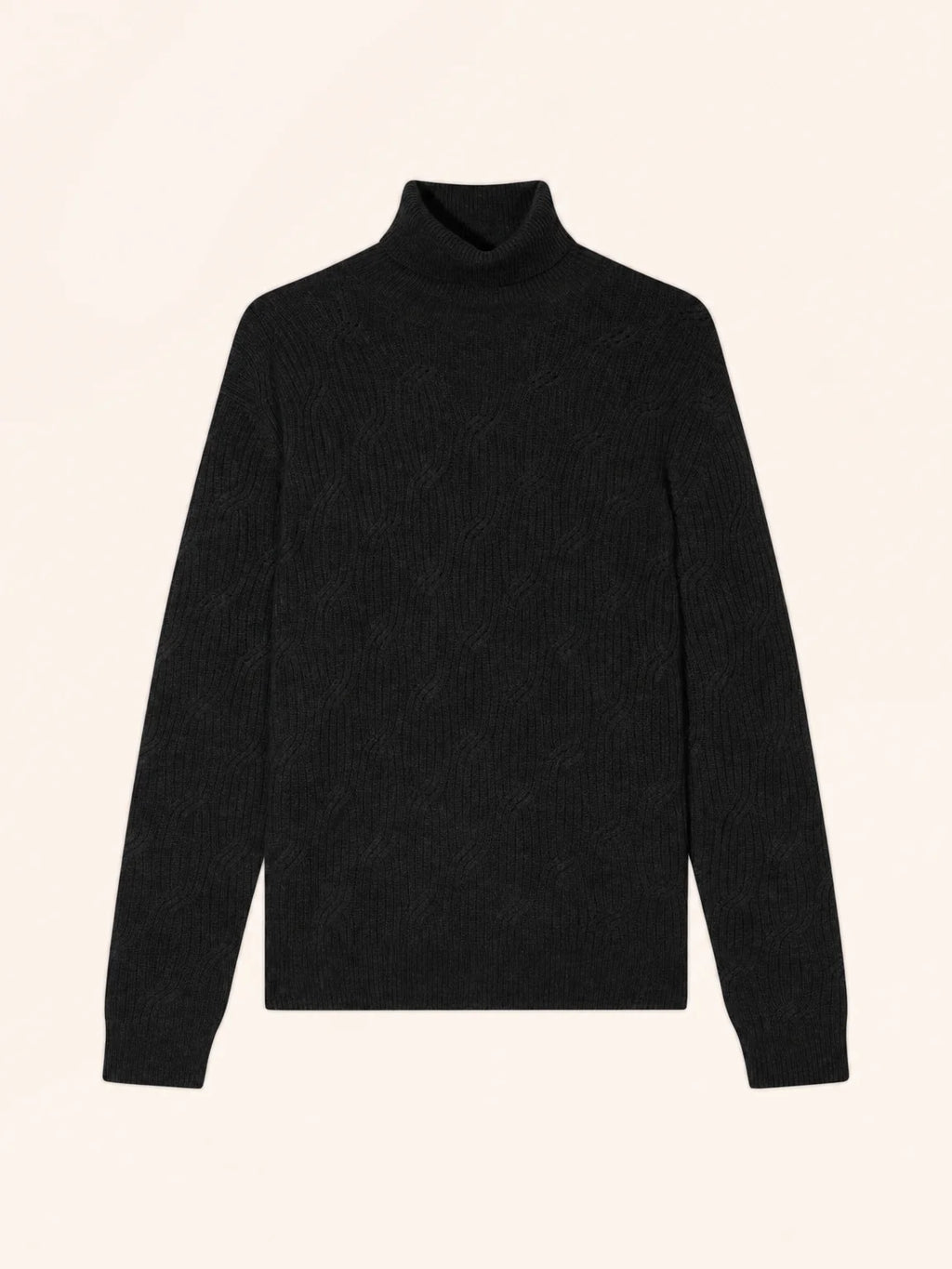 GOBA pullover rollkragen 4-fädig schwarz