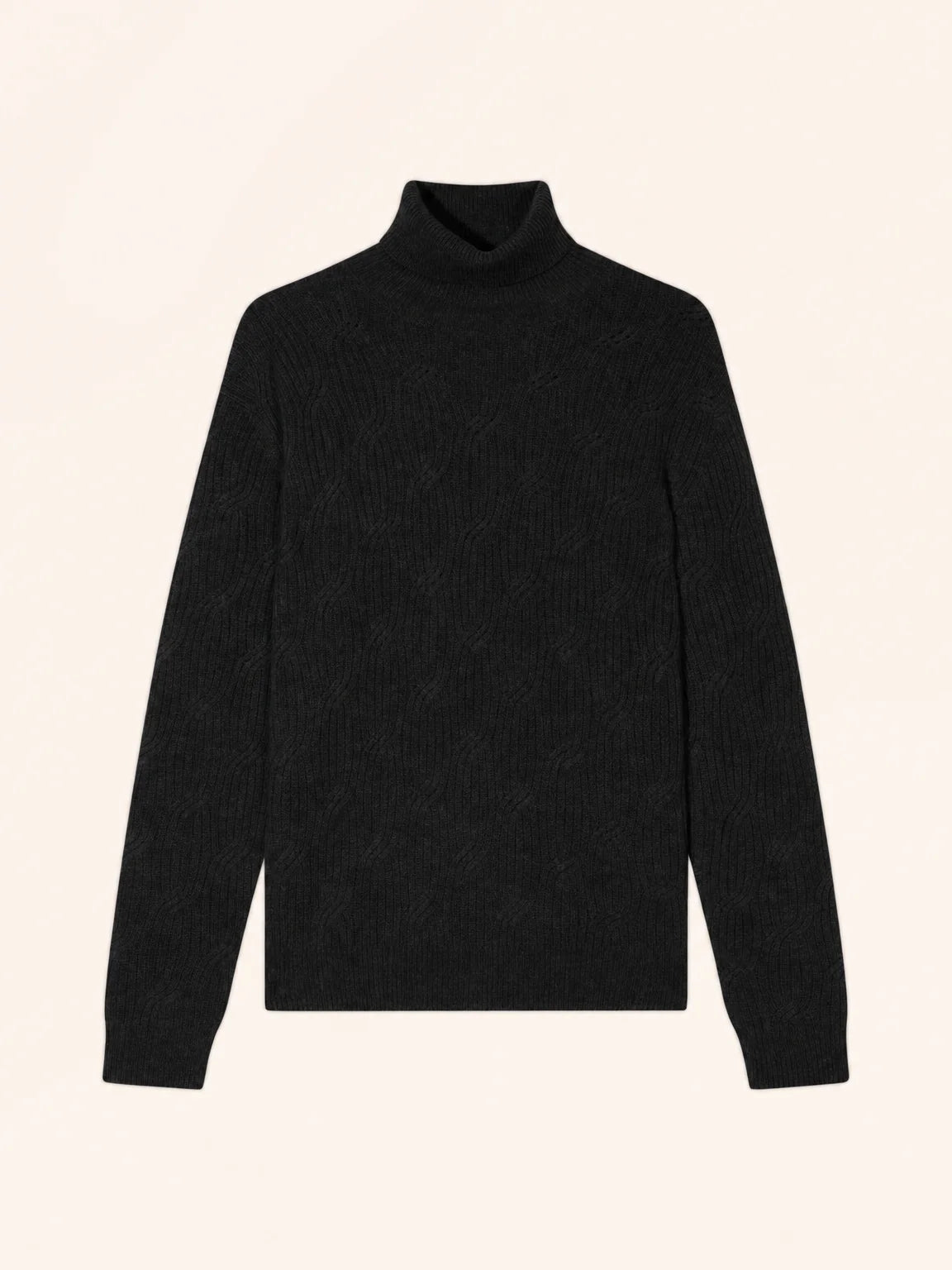 GOBA pullover rollkragen 4-fädig schwarz