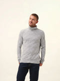GOBA pullover rollkragen 4-fädig wolke meliert