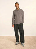 DOUGLAS poloshirt langarm caribou meliert