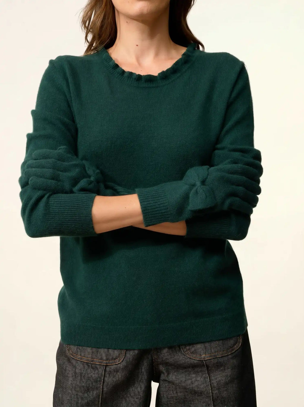 LUCY handschuhe 4-fädig zypresse