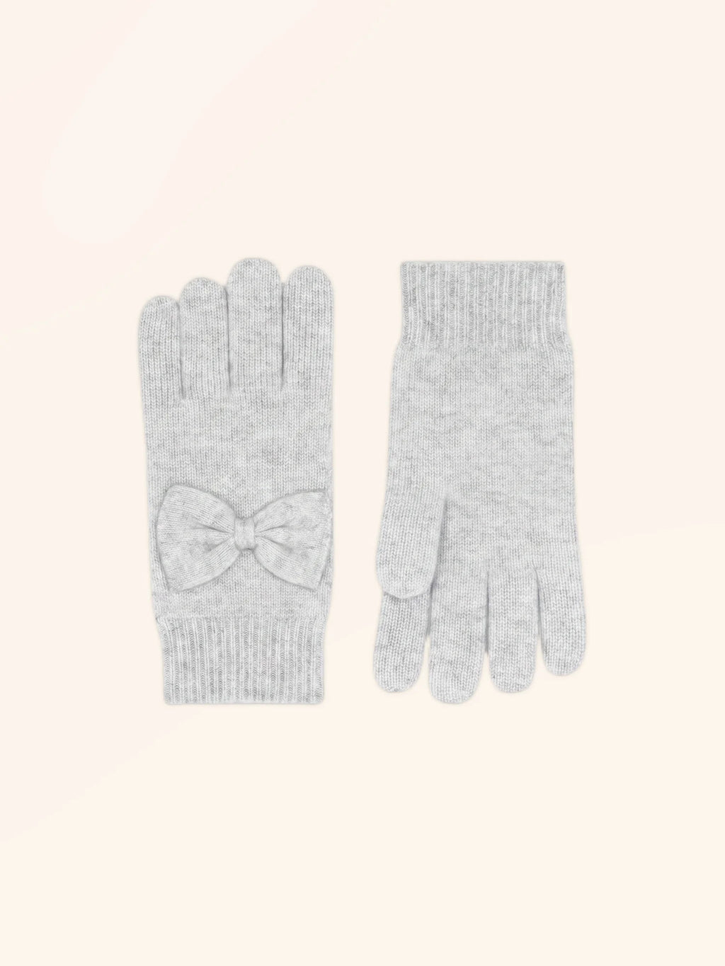 LUCY handschuhe 4-fädig perlgrau meliert