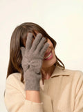 LUCY handschuhe 4-fädig taupe meliert