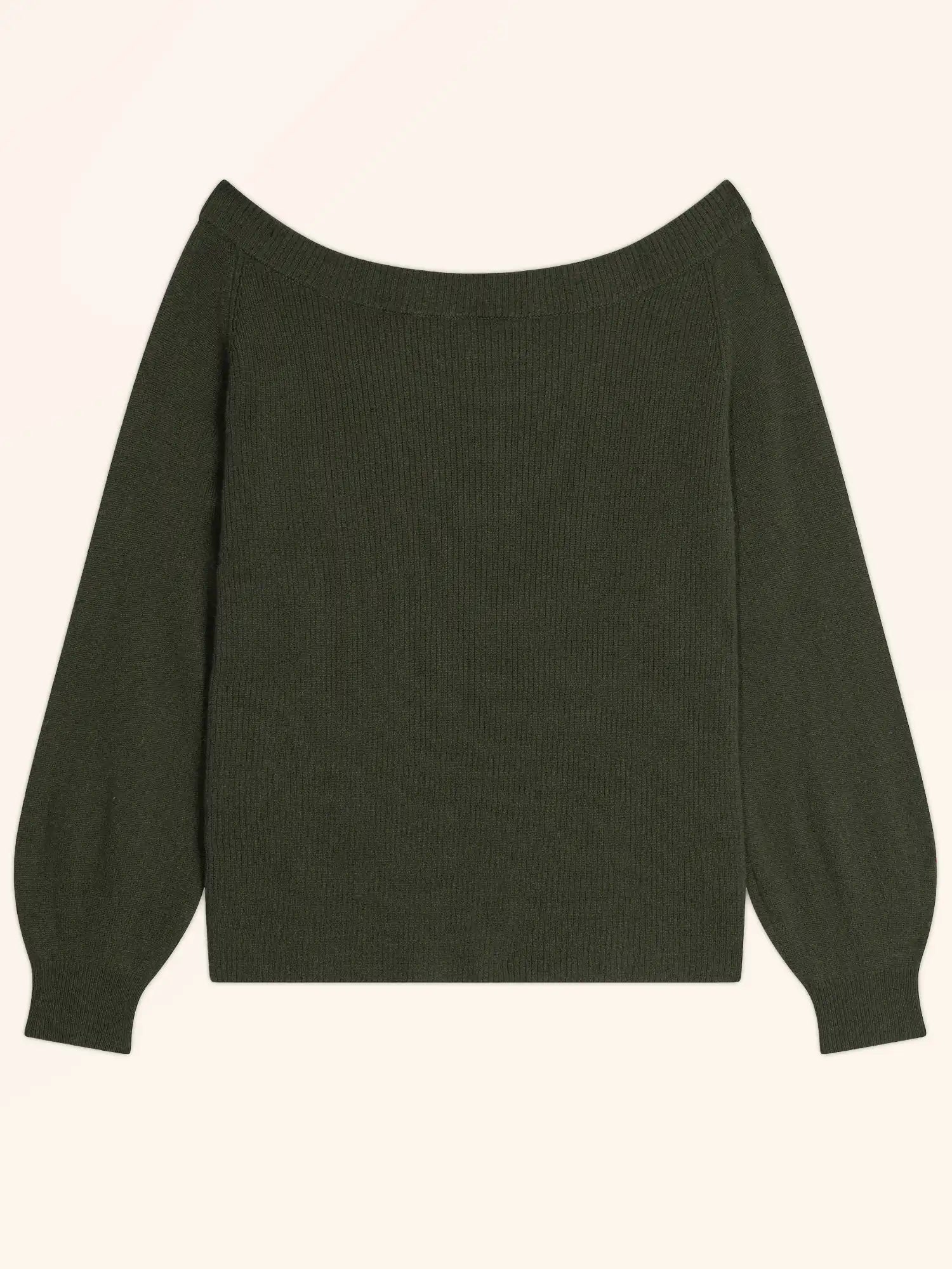 TONY pullover u-boot-ausschnitt khaki