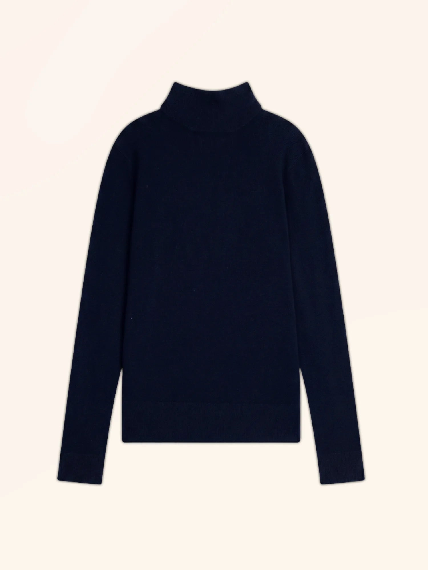 AMBRE pullover stehkragen marineblau