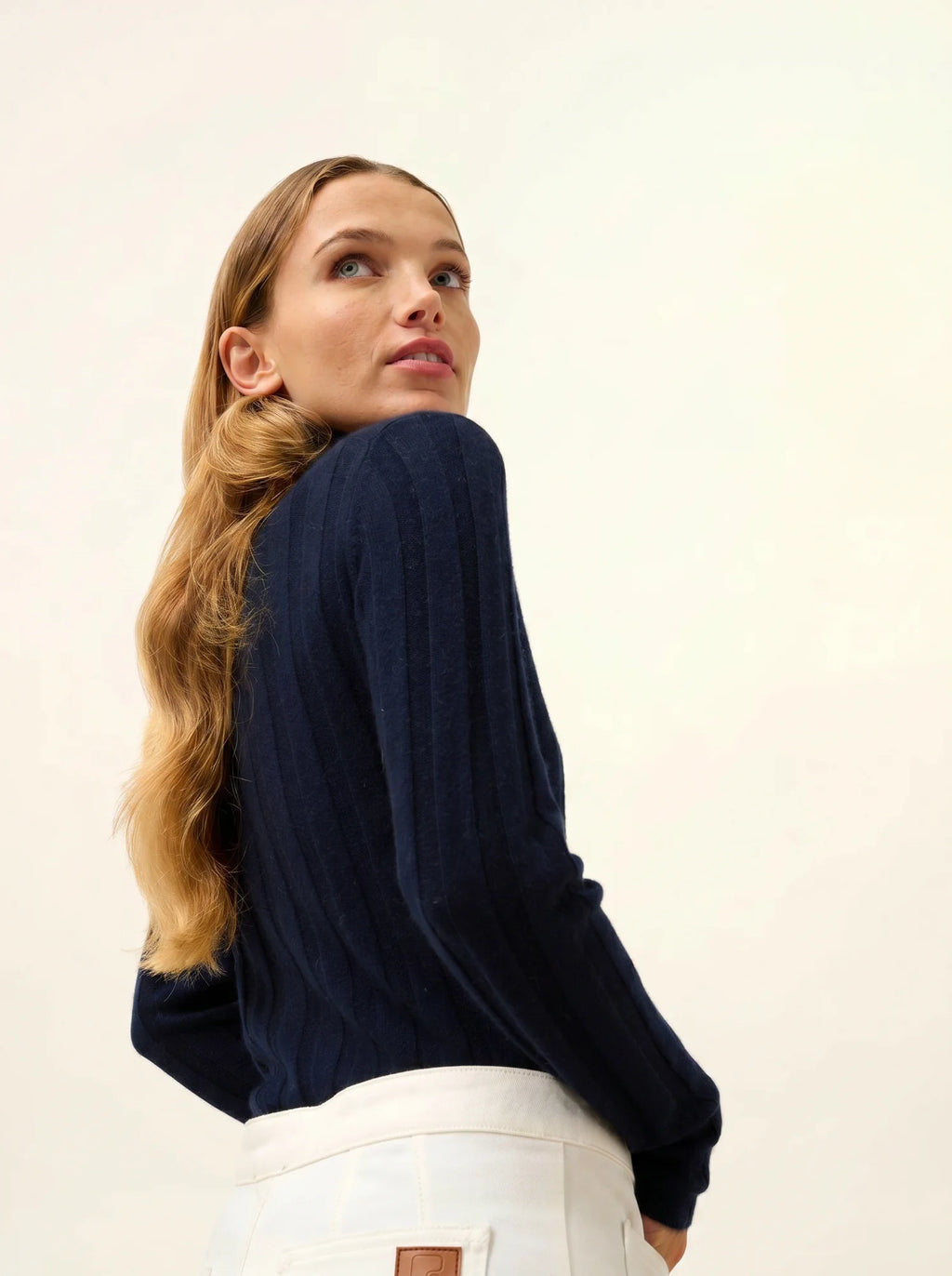 SERELITH pullover rollkragen marineblau