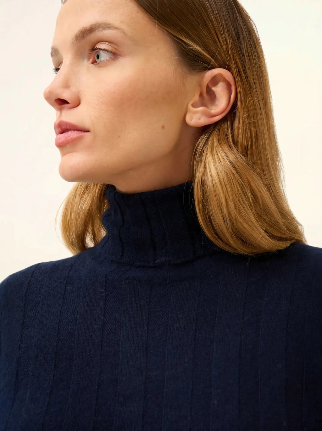 SERELITH pullover rollkragen marineblau
