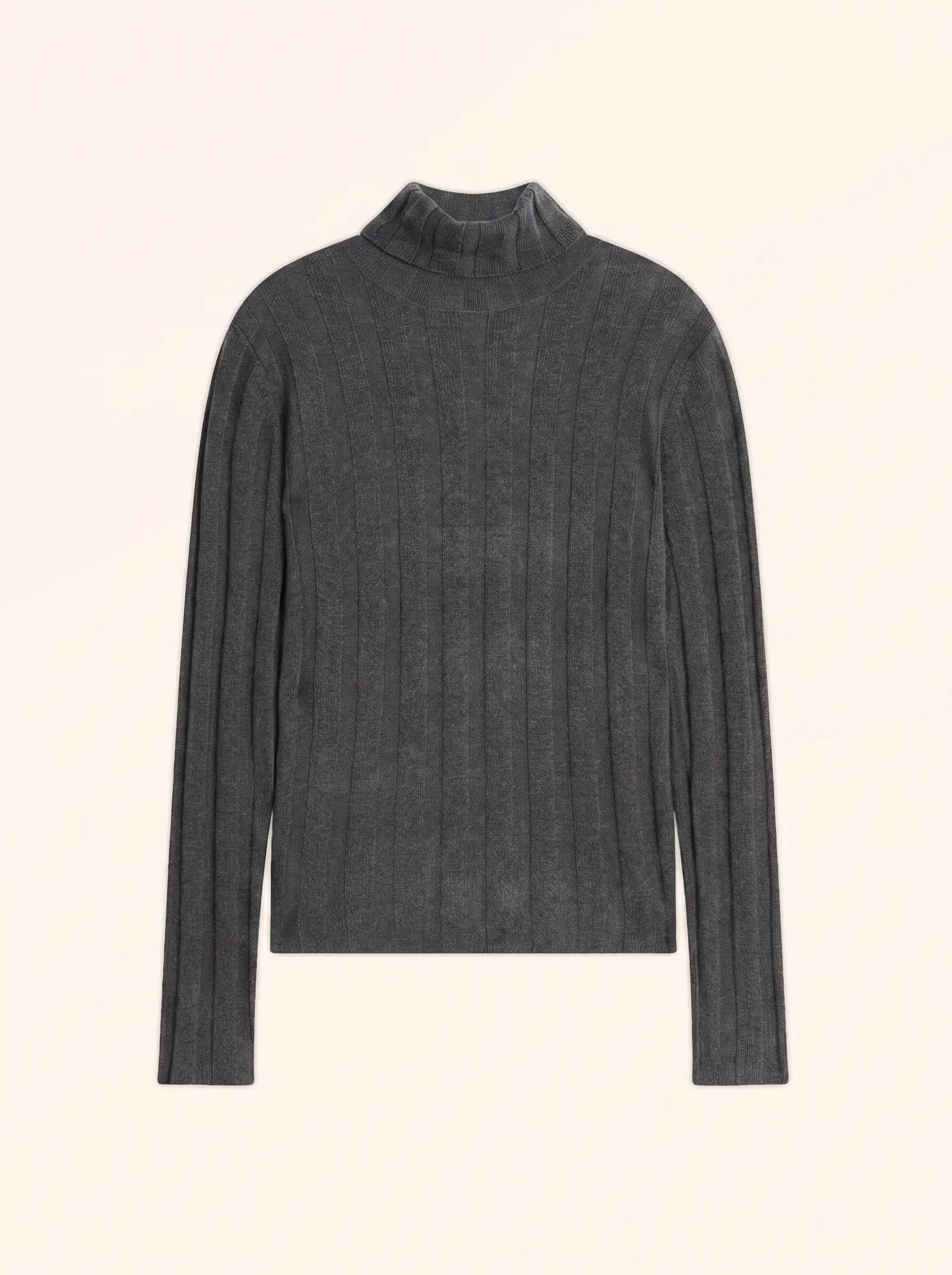 SERELITH pullover rollkragen anthrazit meliert