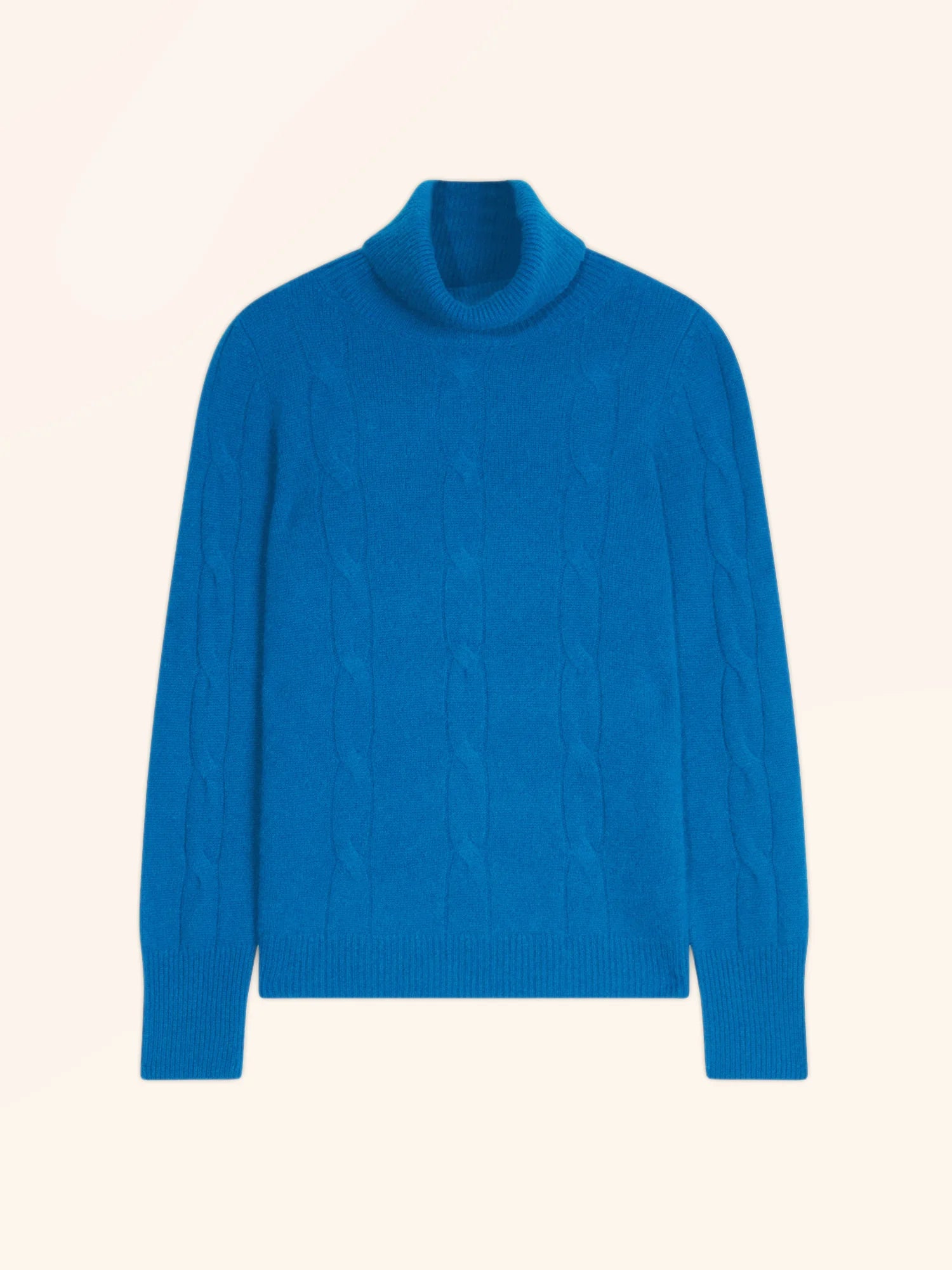 ESTELLE pullover rollkragen 4-fädig azur