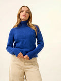 ESTELLE pullover rollkragen 4-fädig ultramarin