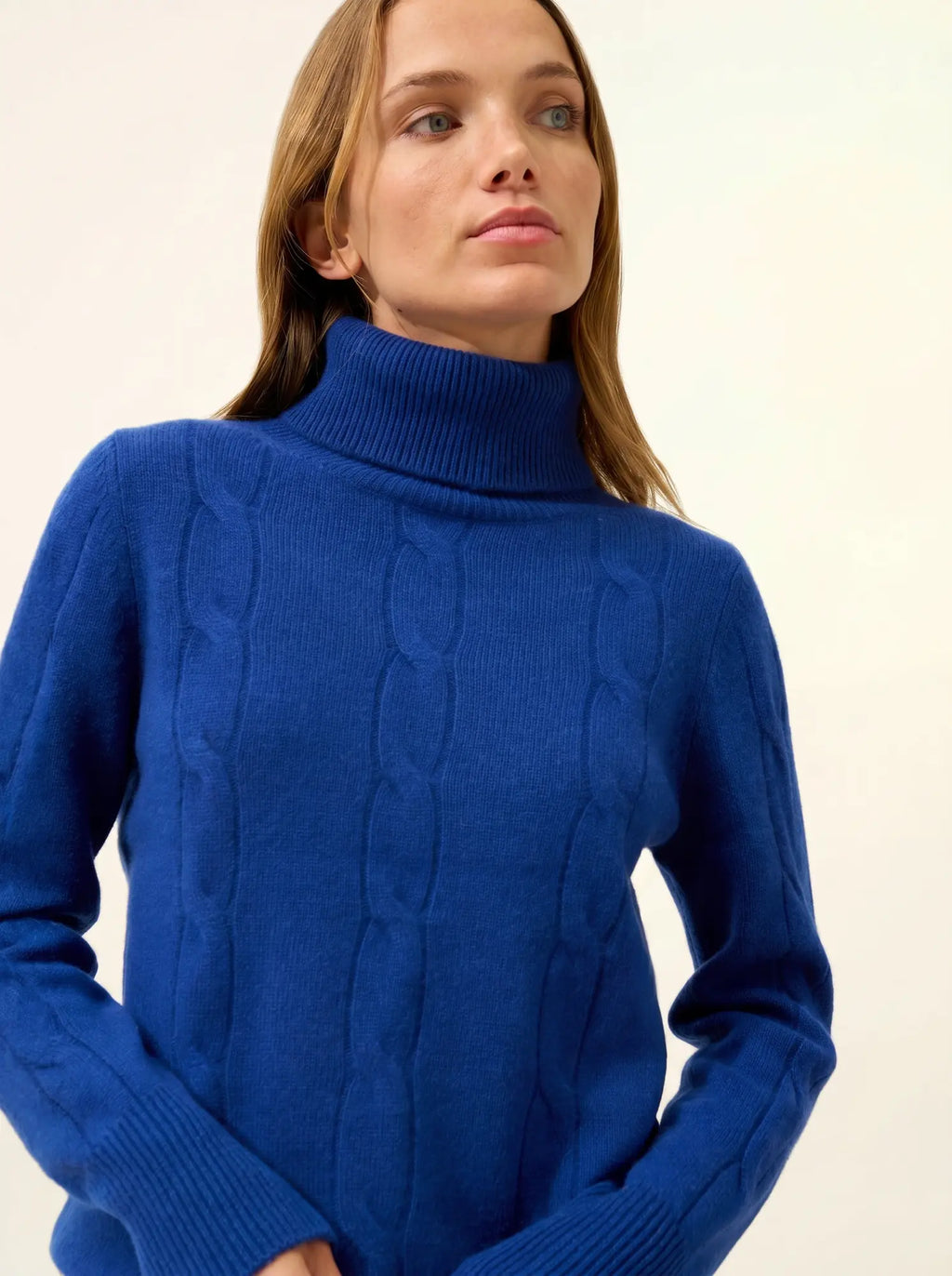 ESTELLE pullover rollkragen 4-fädig ultramarin