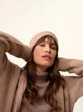 EMBER mütze 4-fädig camel meliert