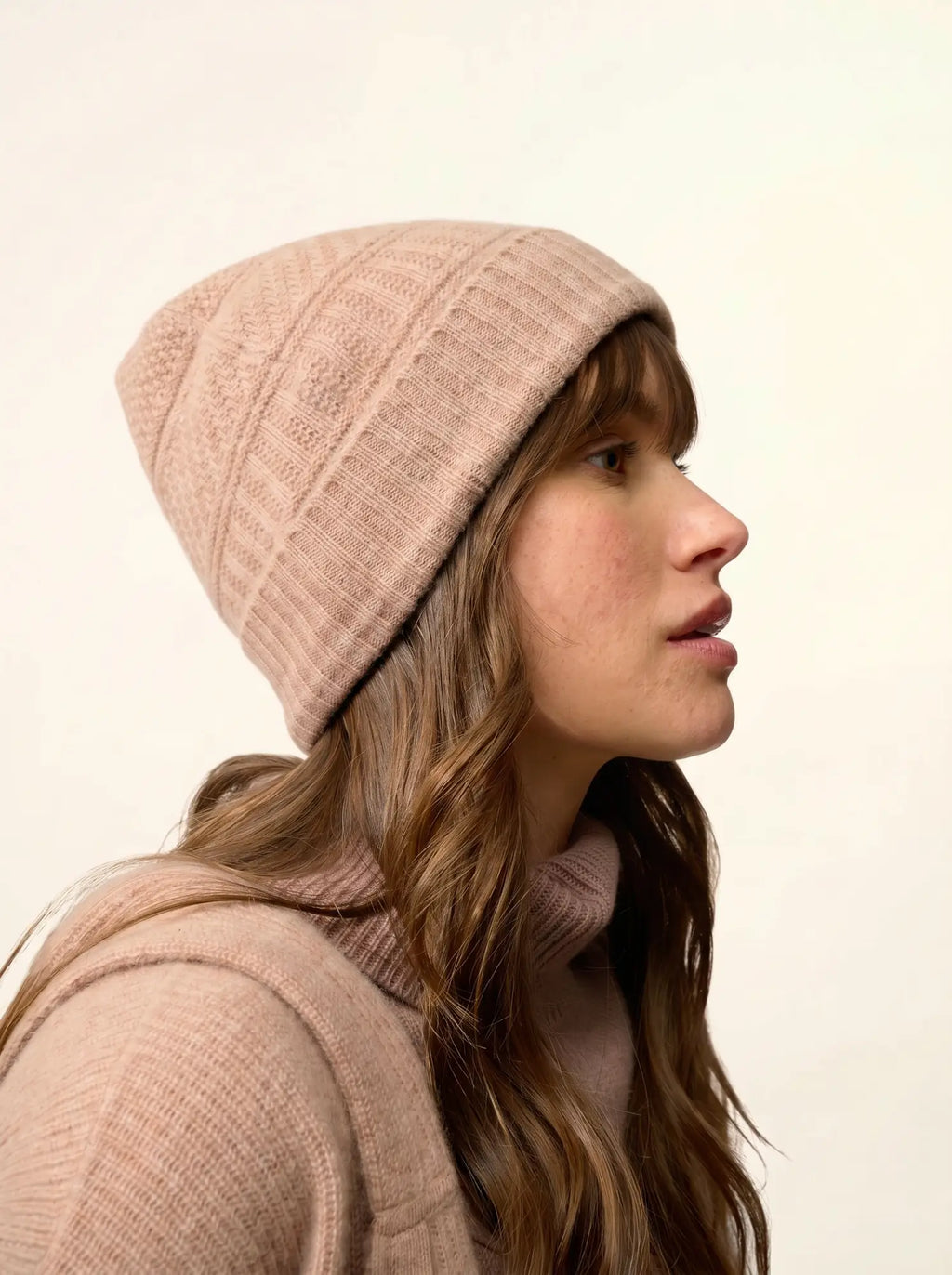 EMBER mütze 4-fädig camel meliert