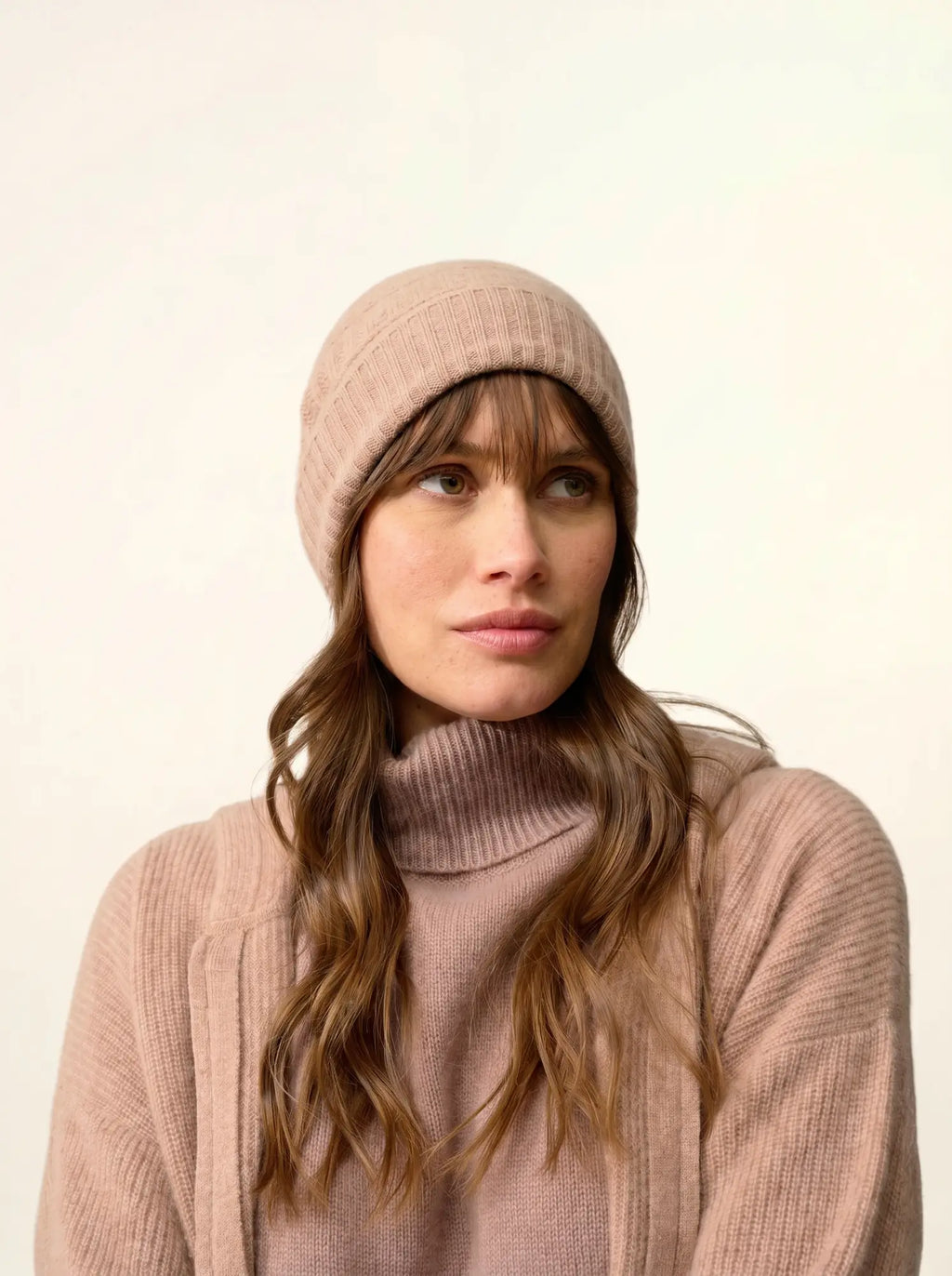 EMBER mütze 4-fädig camel meliert