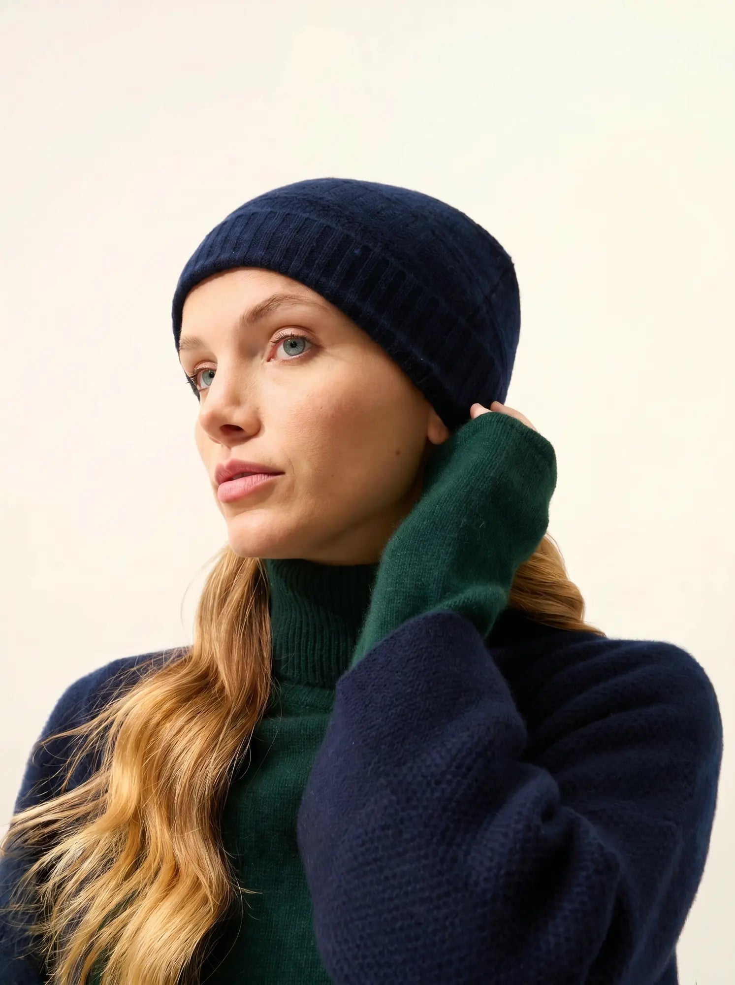 EMBER mütze 4-fädig marineblau