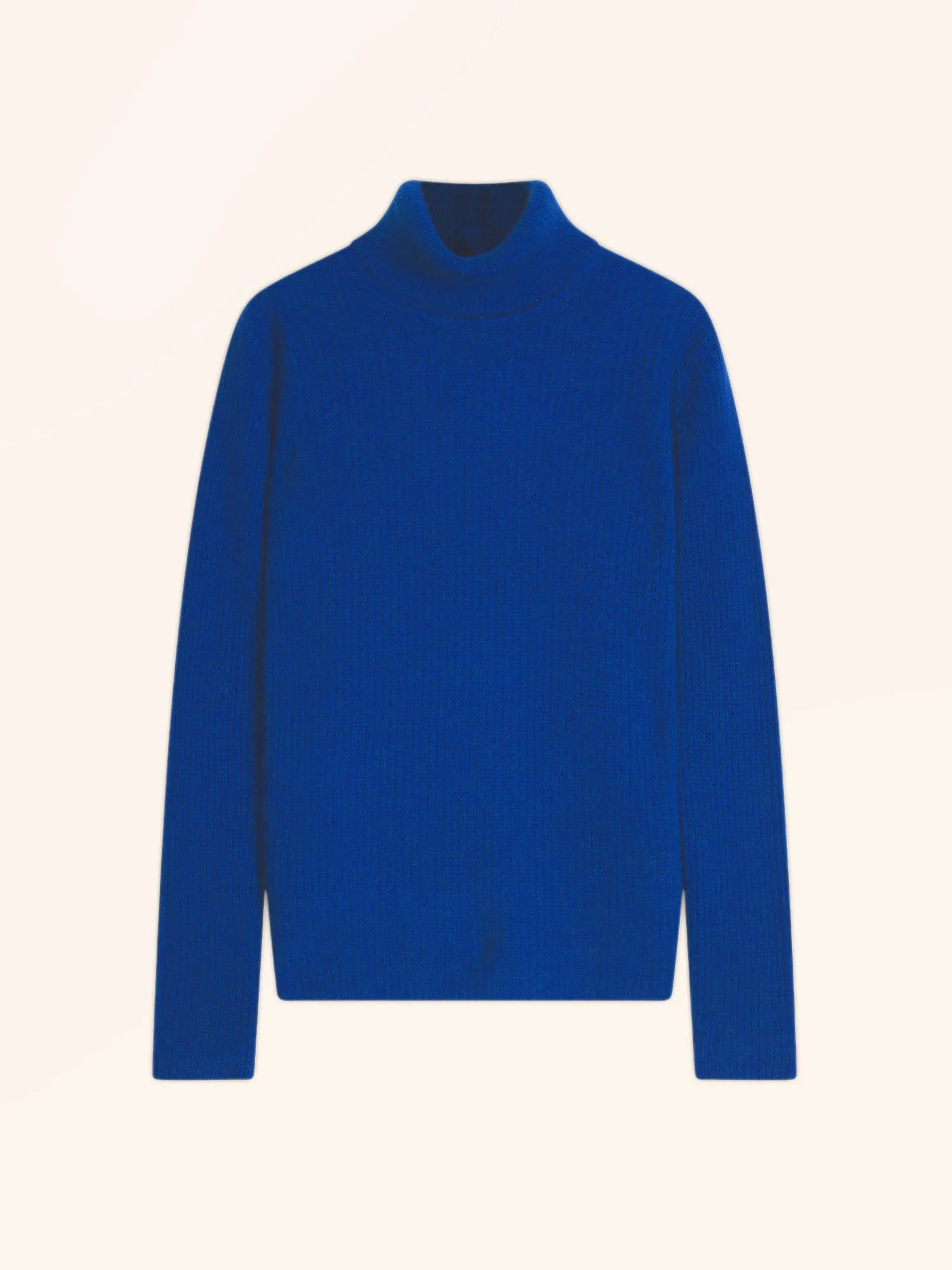 ISOLDE pullover rollkragen 4-fädig blau persan