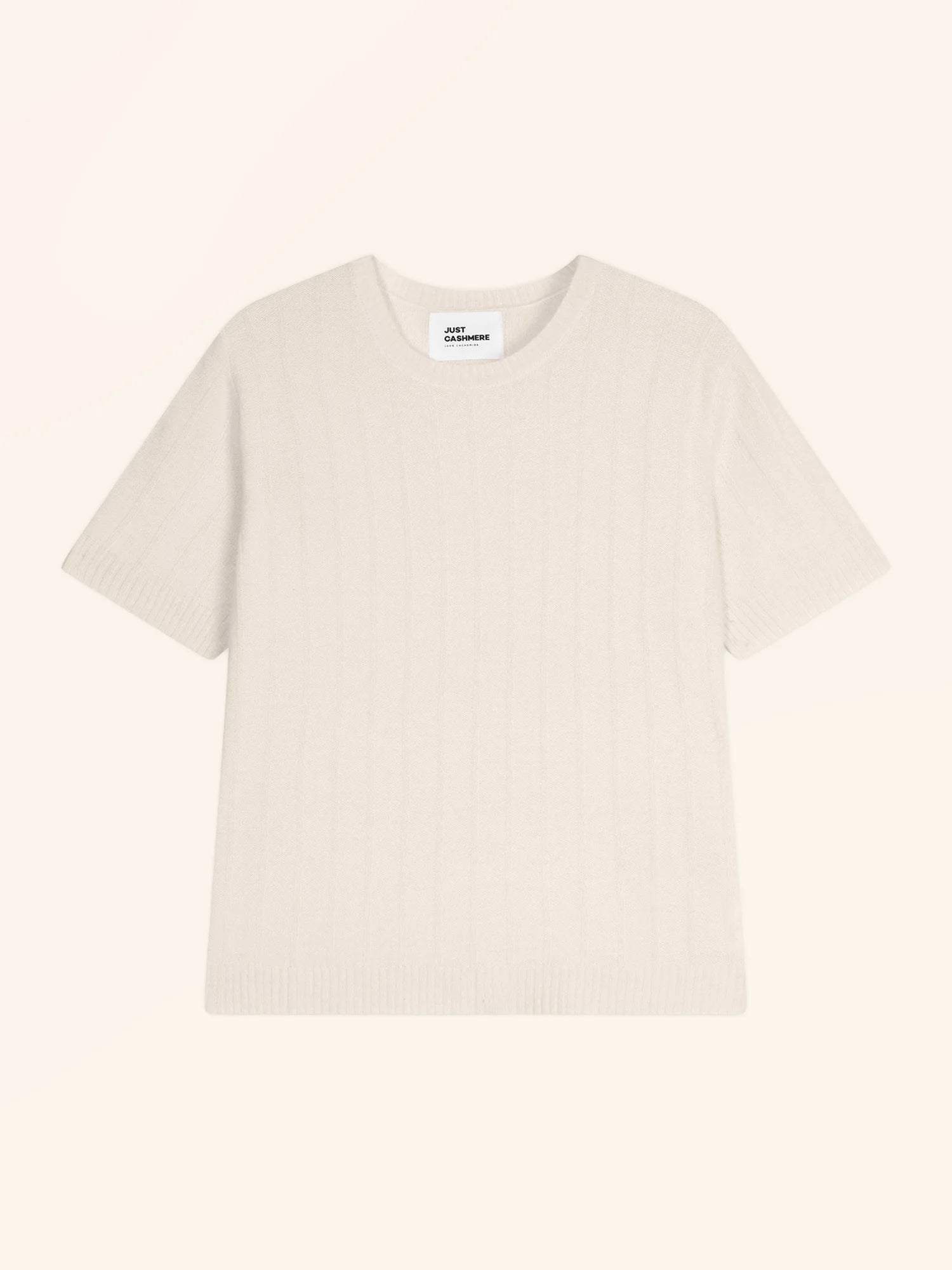 LOULIA t-shirt rundhalsausschnitt elfenbein