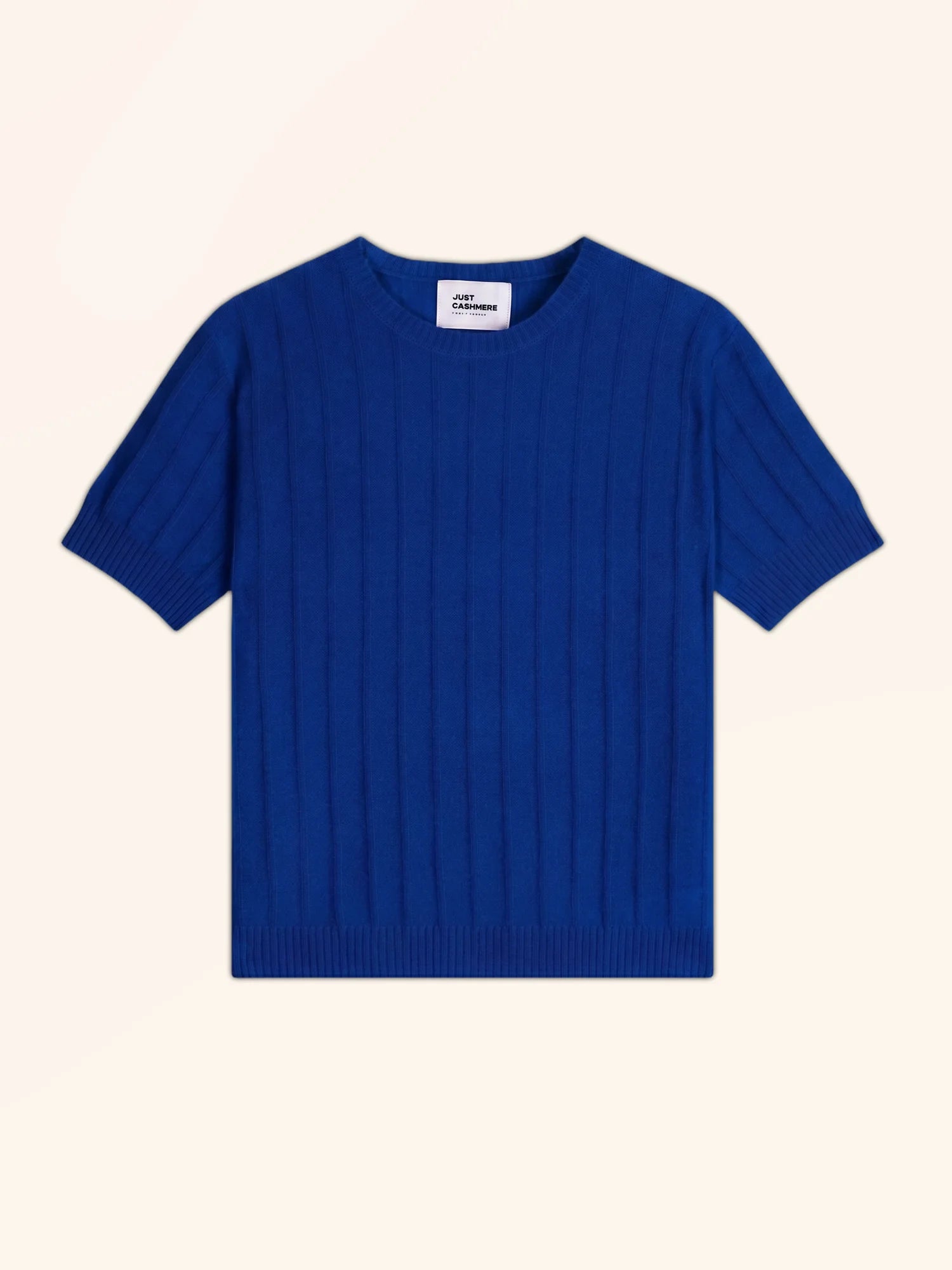 LOULIA t-shirt rundhalsausschnitt blau persan
