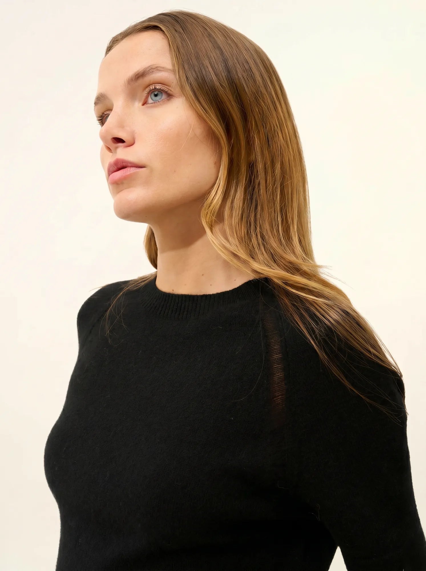 LAÏSA t-shirt rundhalsausschnitt schwarz