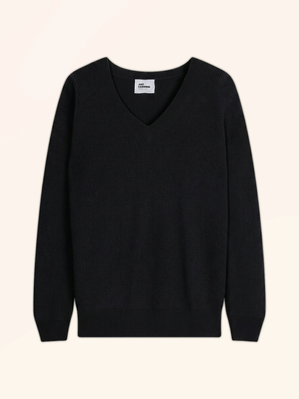 ALENIA pullover v-ausschnitt schwarz