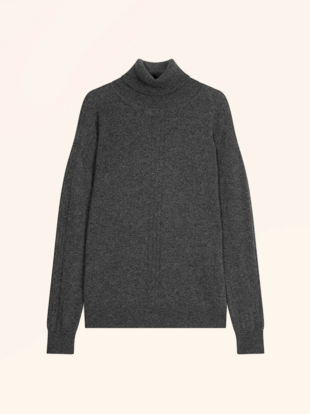 ORIANNE pullover rollkragen anthrazit meliert