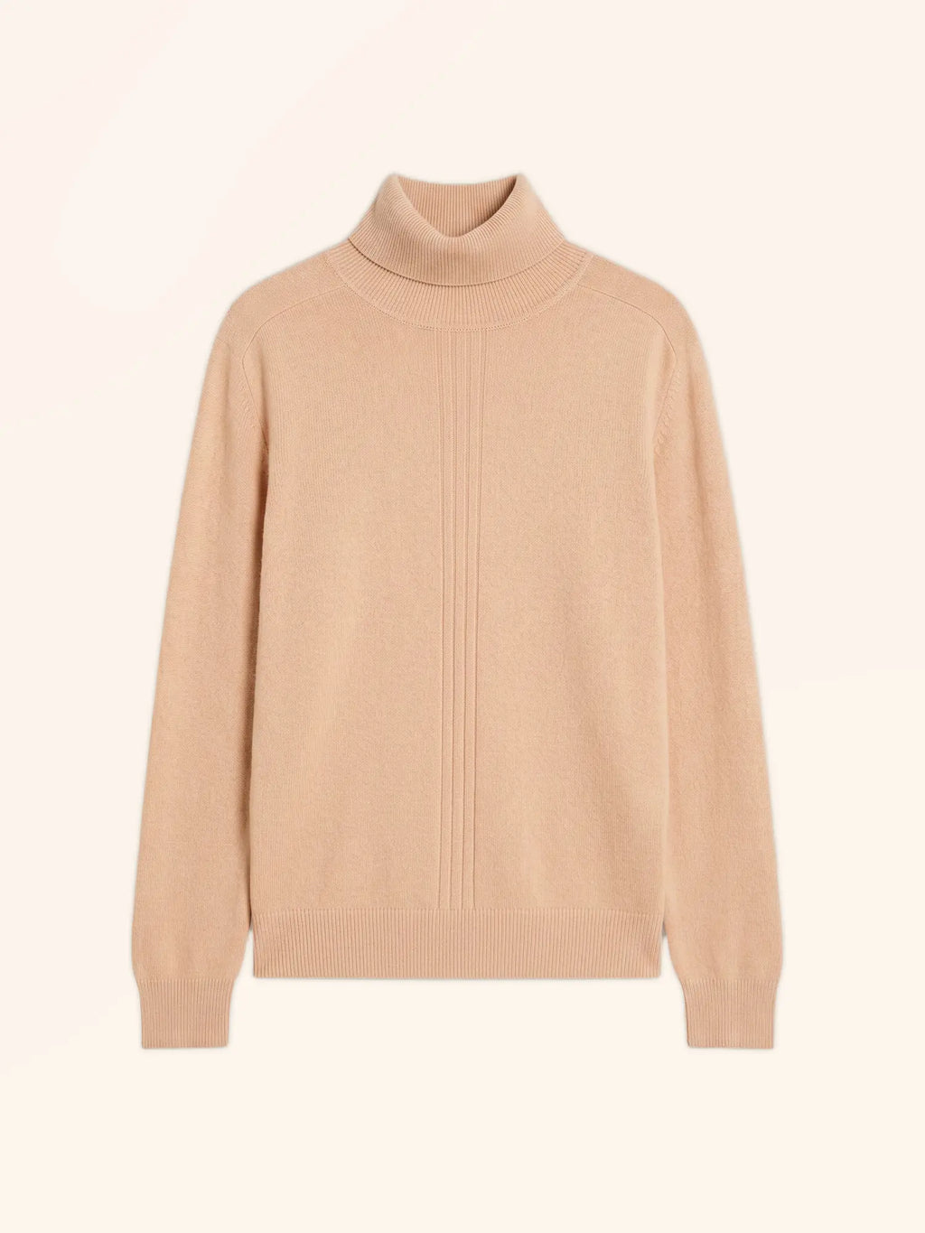 ORIANNE pullover rollkragen sand