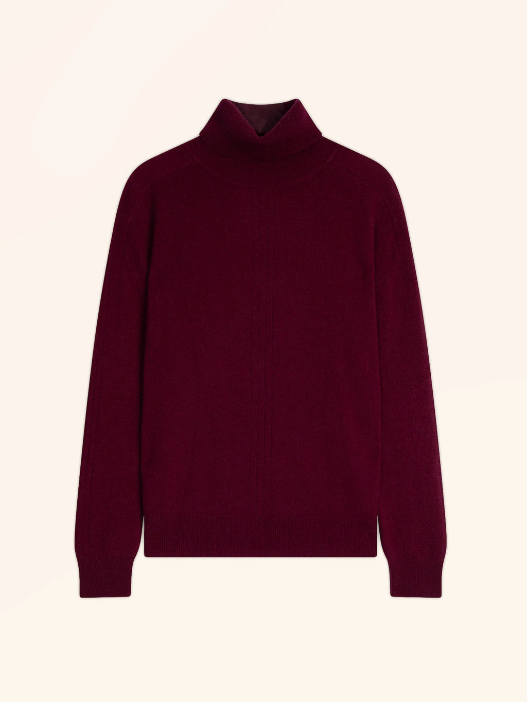 ORIANNE pullover rollkragen bordeaux