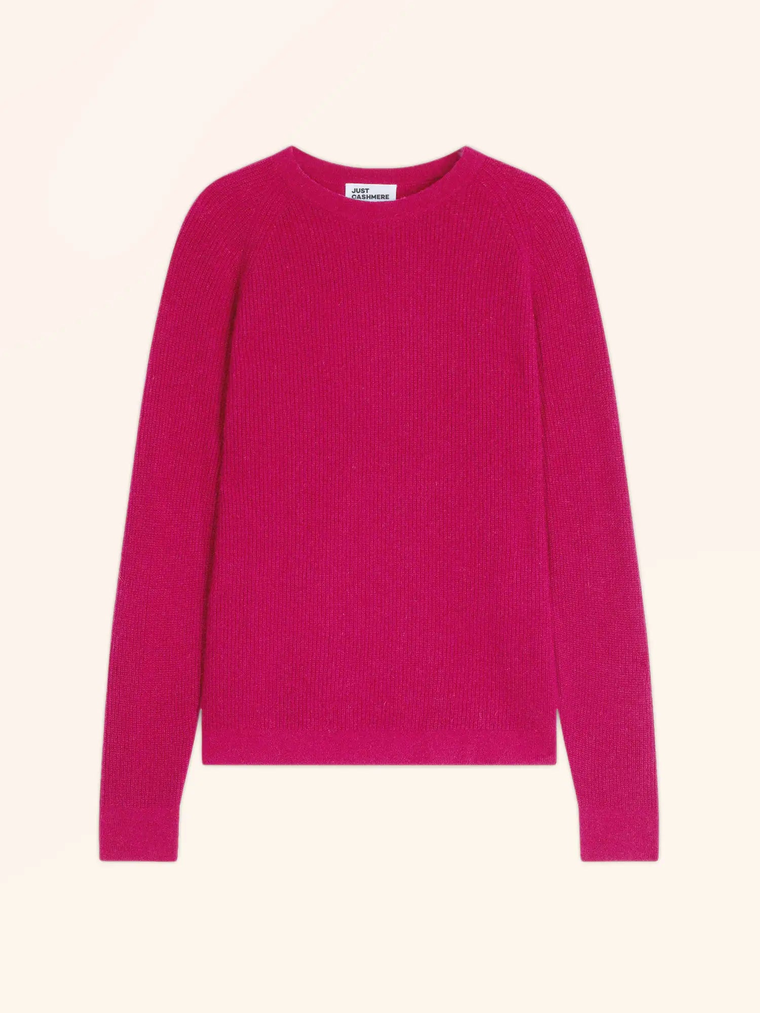 SOLAYA pullover rundhalsausschnitt fuchsia
