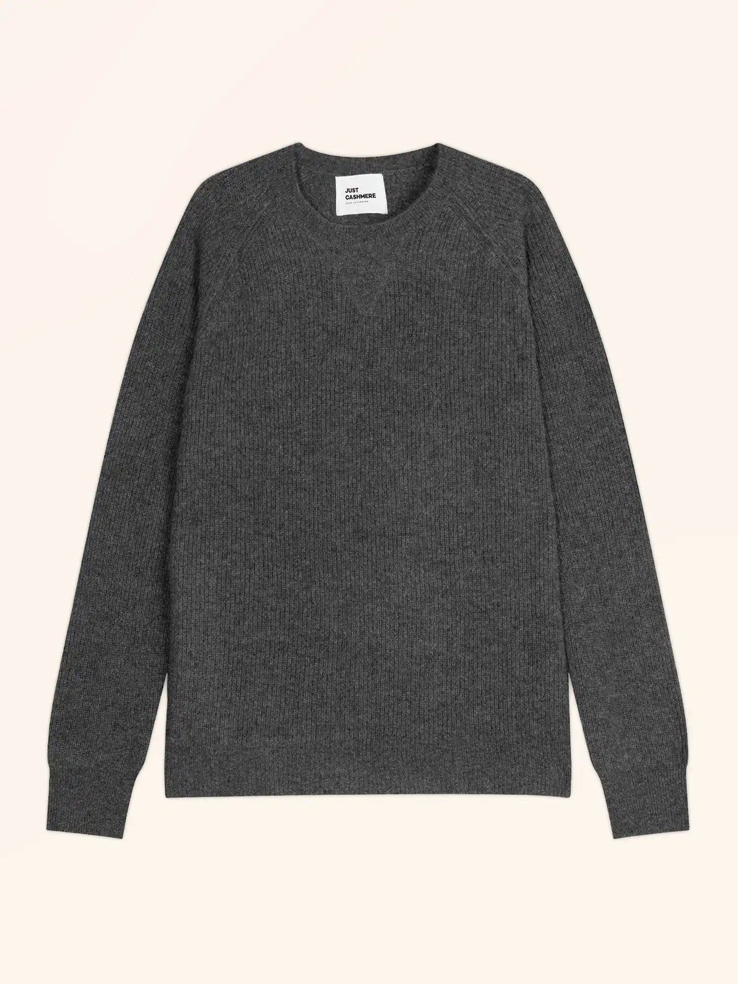ISADORA pullover rundhalsausschnitt anthrazit meliert