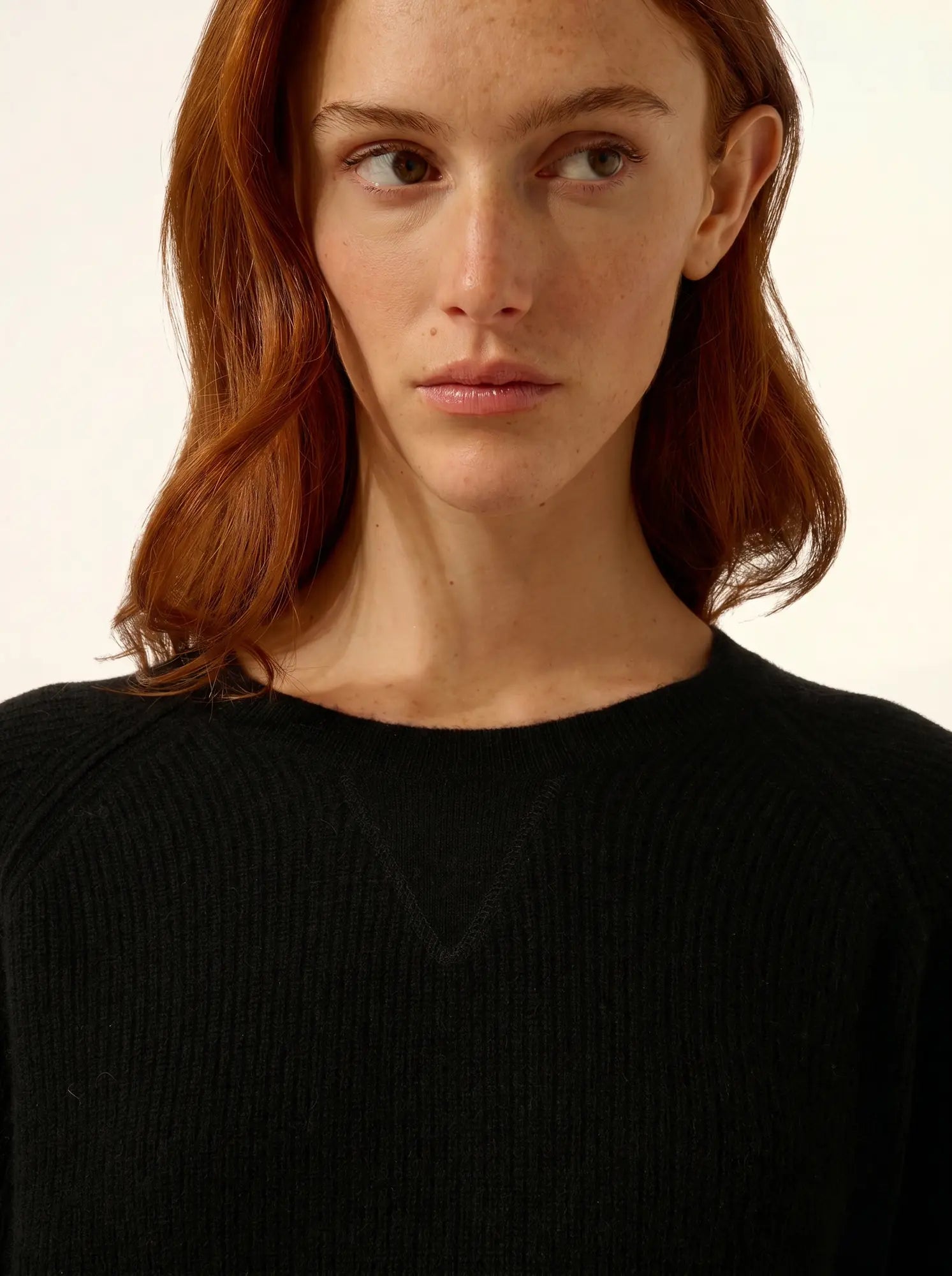 ISADORA pullover rundhalsausschnitt schwarz