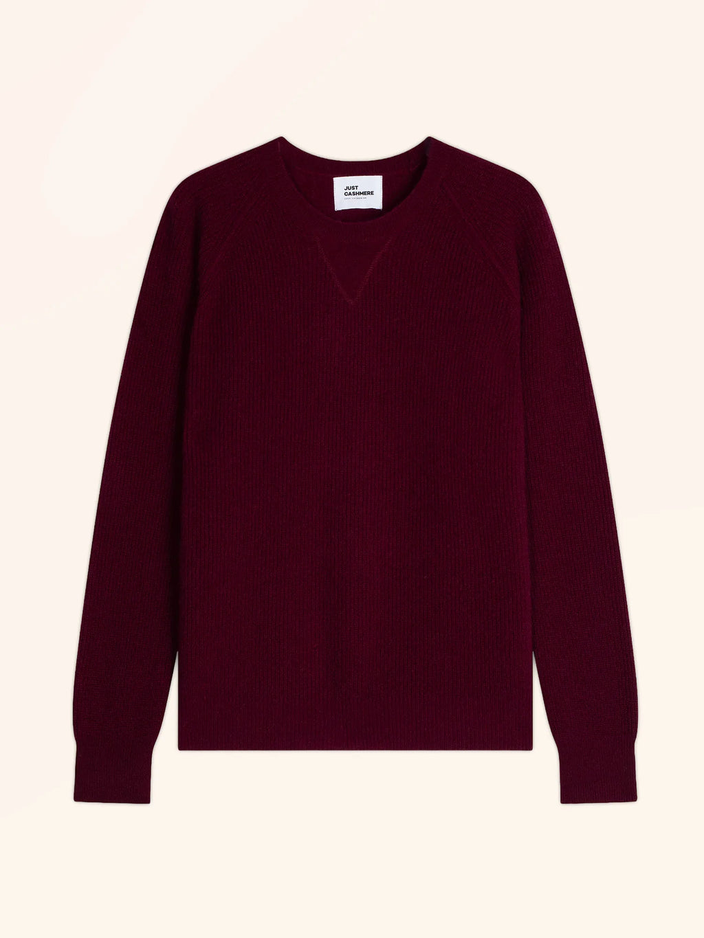 ISADORA pullover rundhalsausschnitt bordeaux