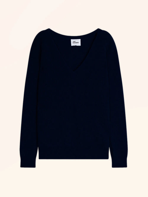 ARISTA pull col V bleu marine