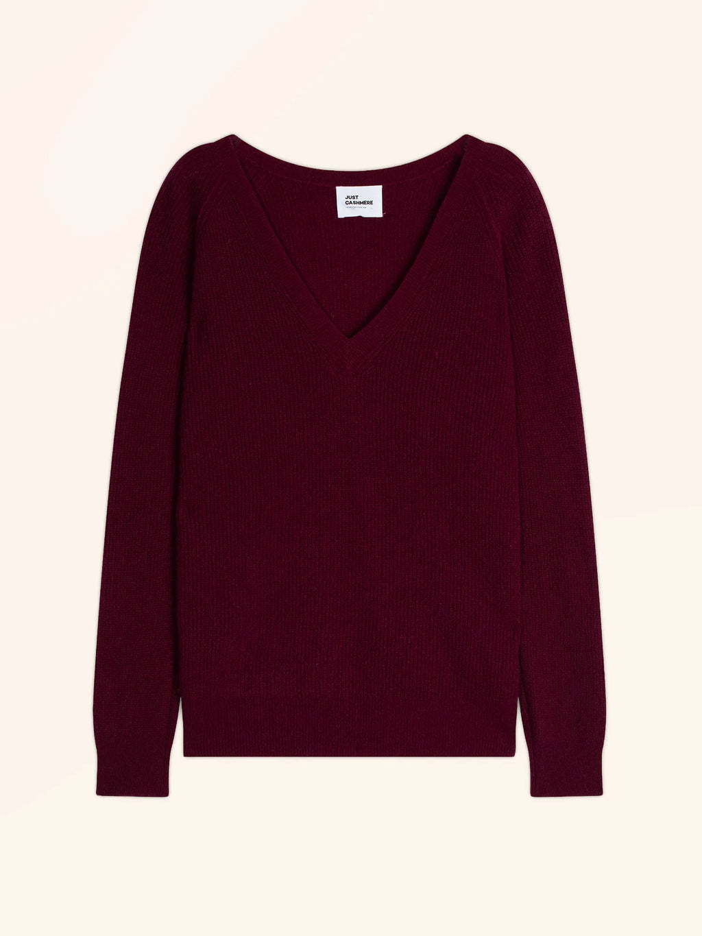 ARISTA pullover v-ausschnitt bordeaux