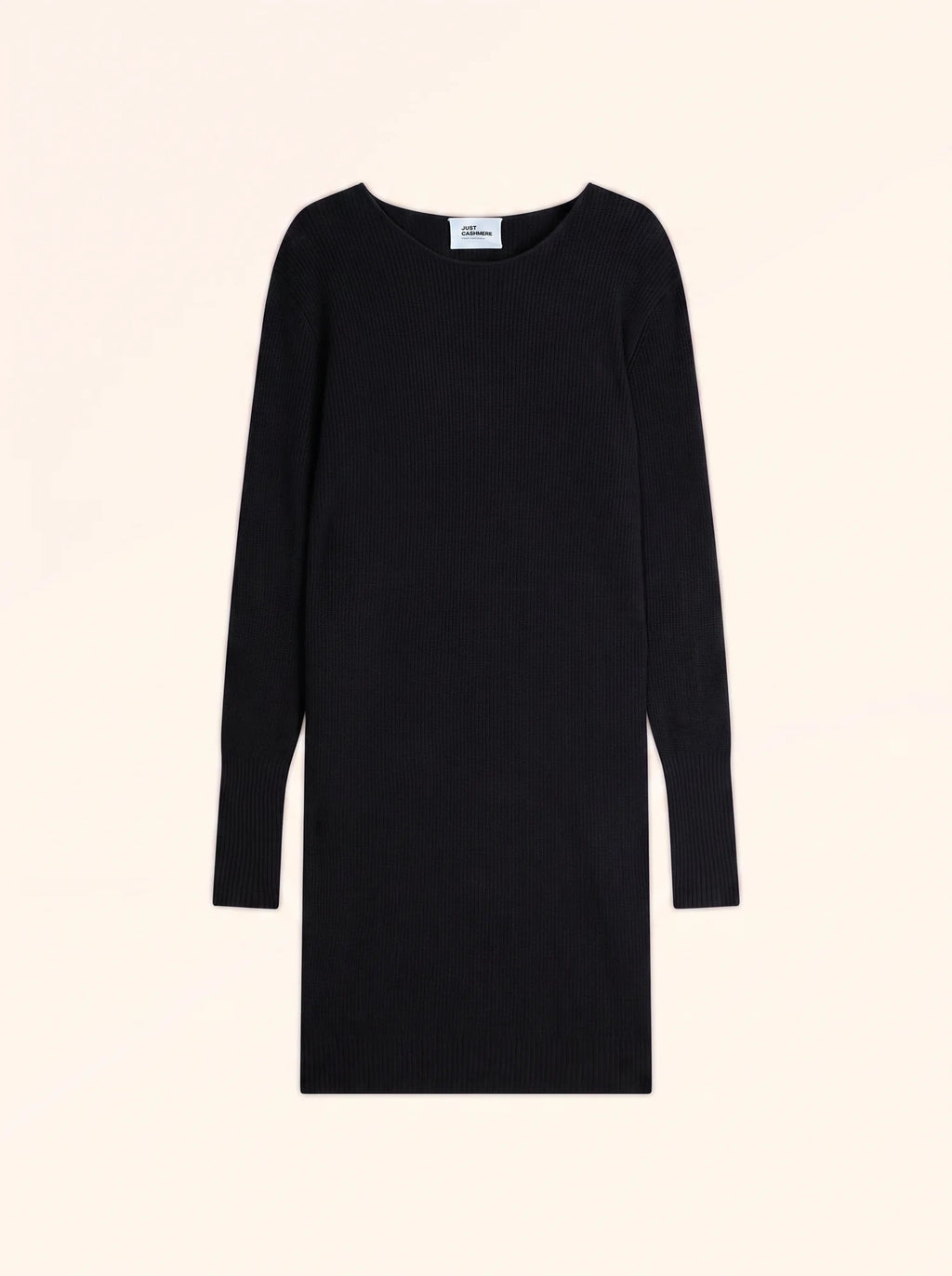 AURÉLINE kleid rundhalsausschnitt schwarz
