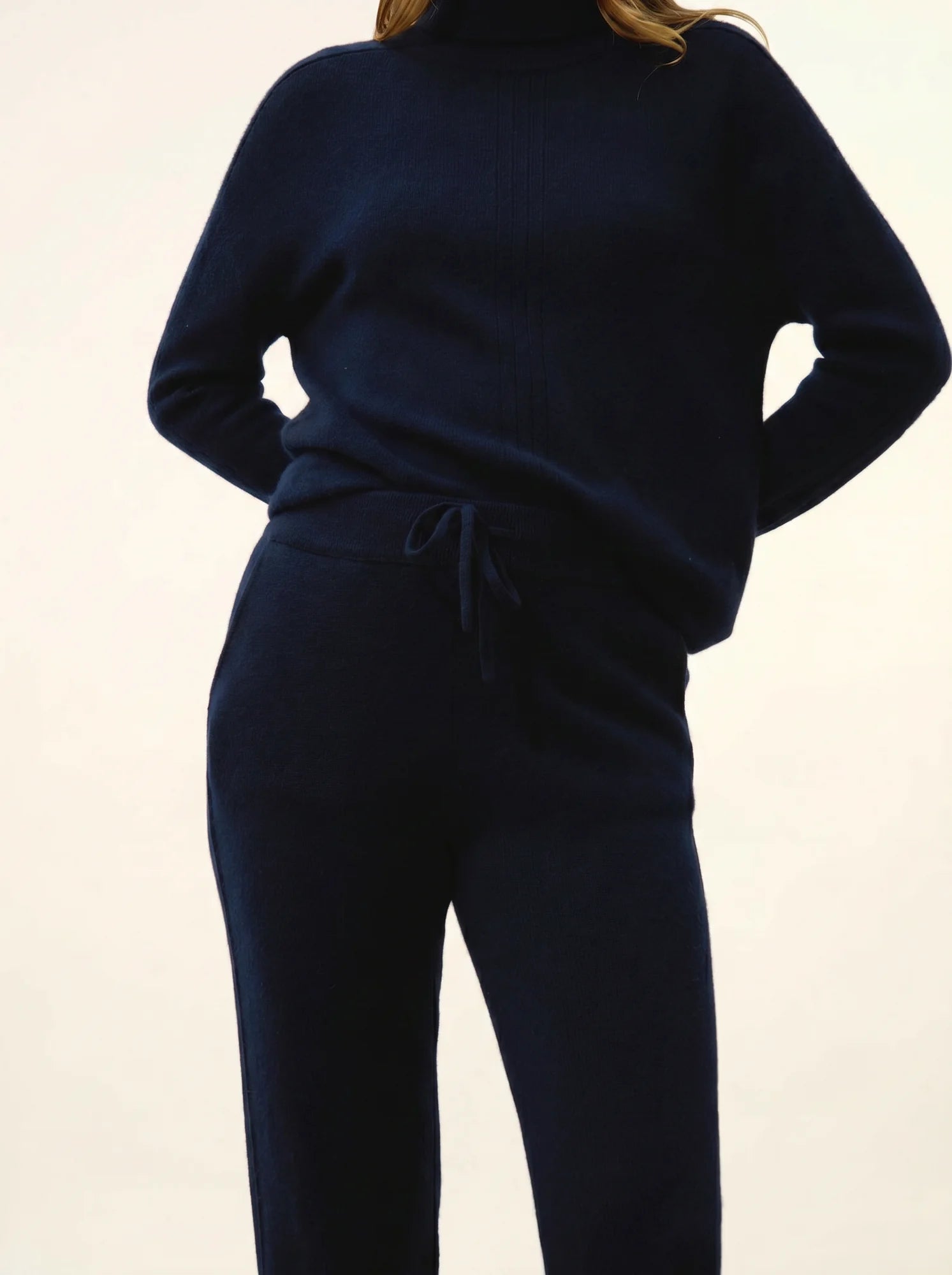 KIRAUNA jogging 4 fils bleu marine