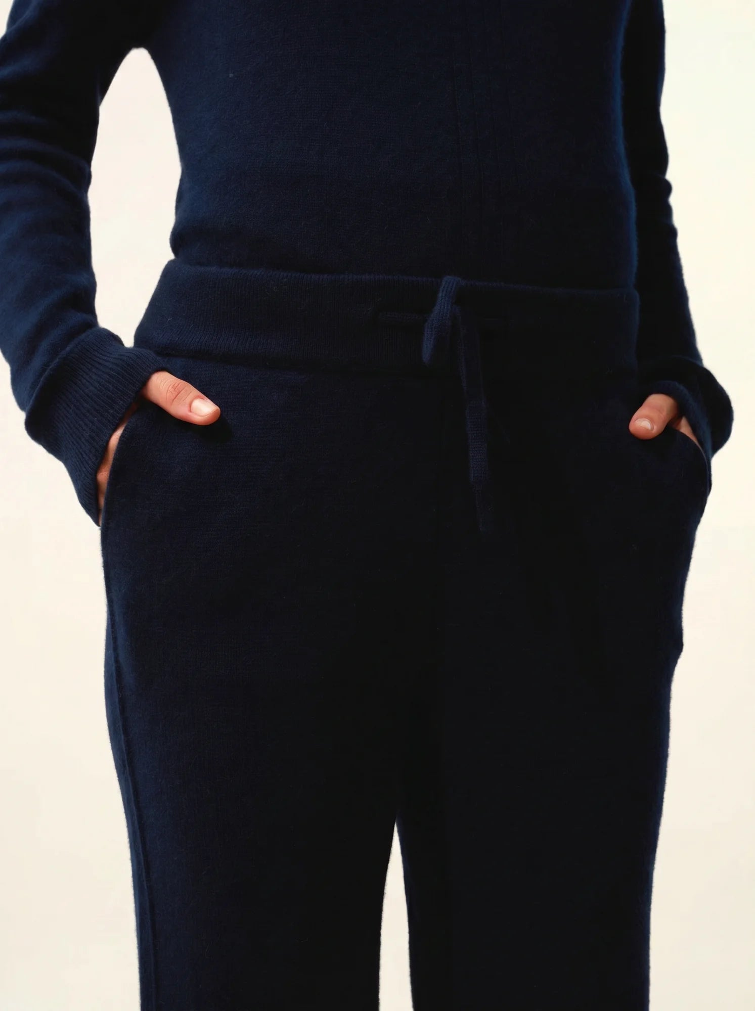 KIRAUNA jogging 4 fils bleu marine