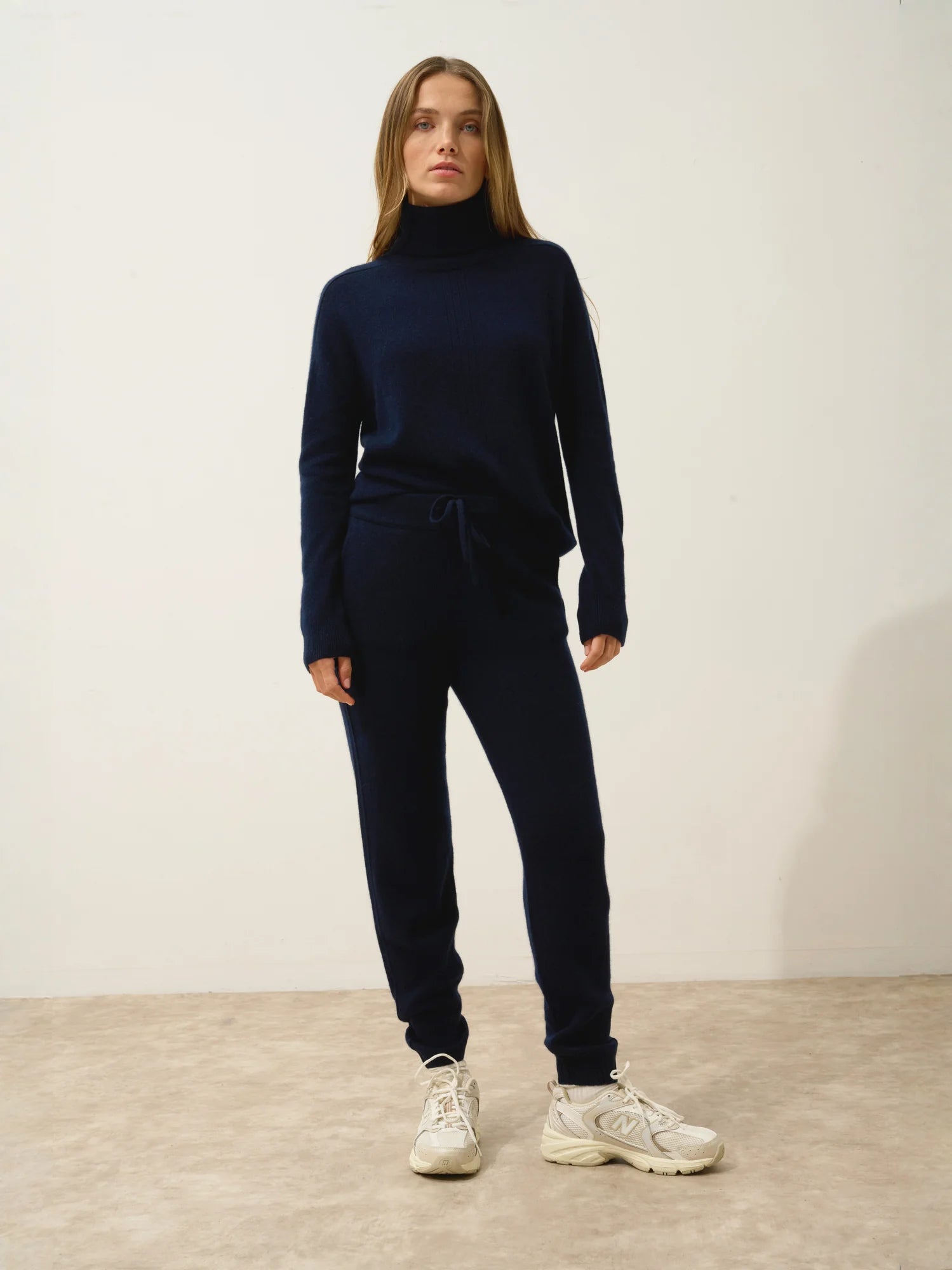KIRAUNA jogging 4 fils bleu marine