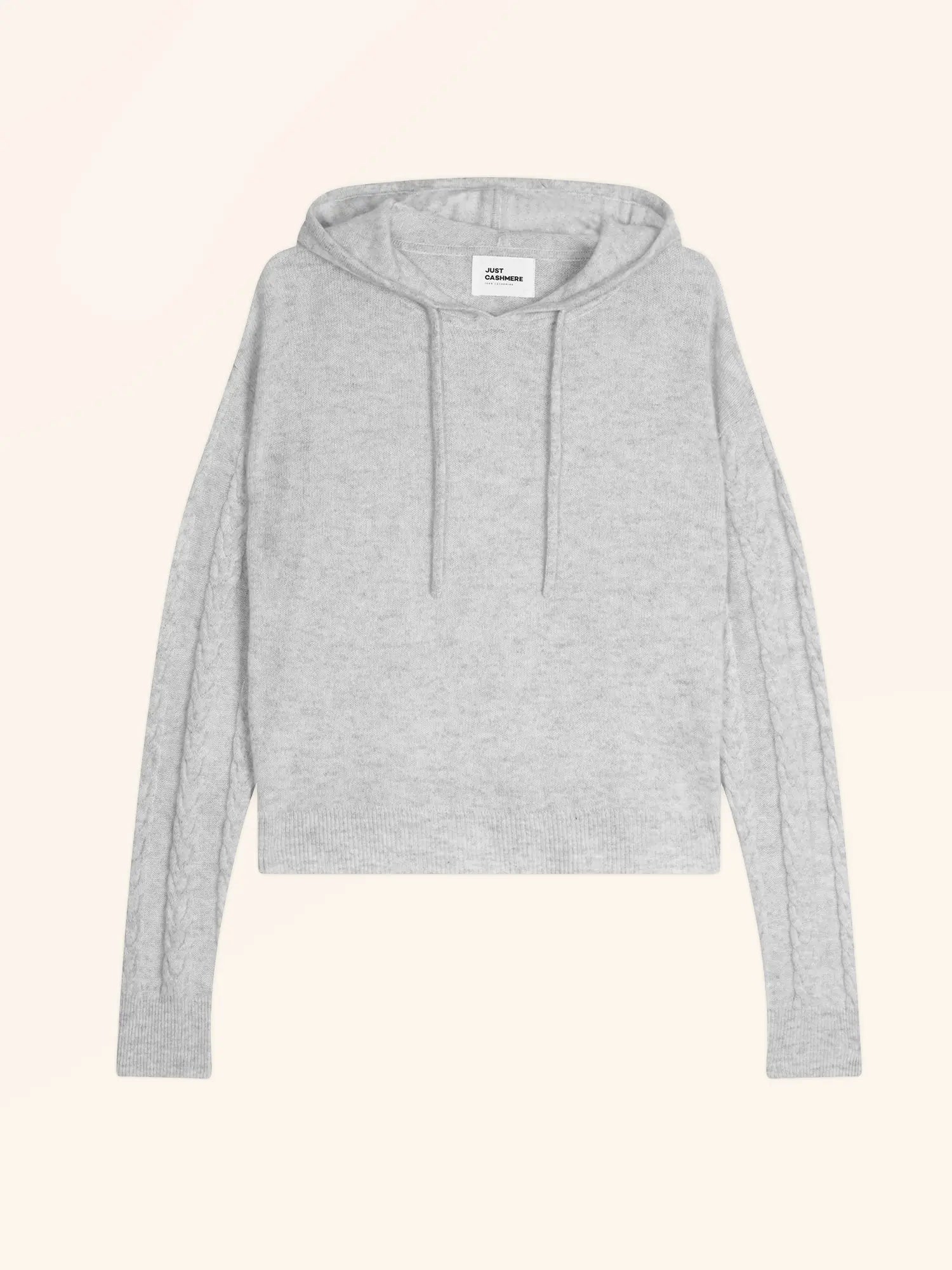 POLARA pullover mit kapuze glacier meliert